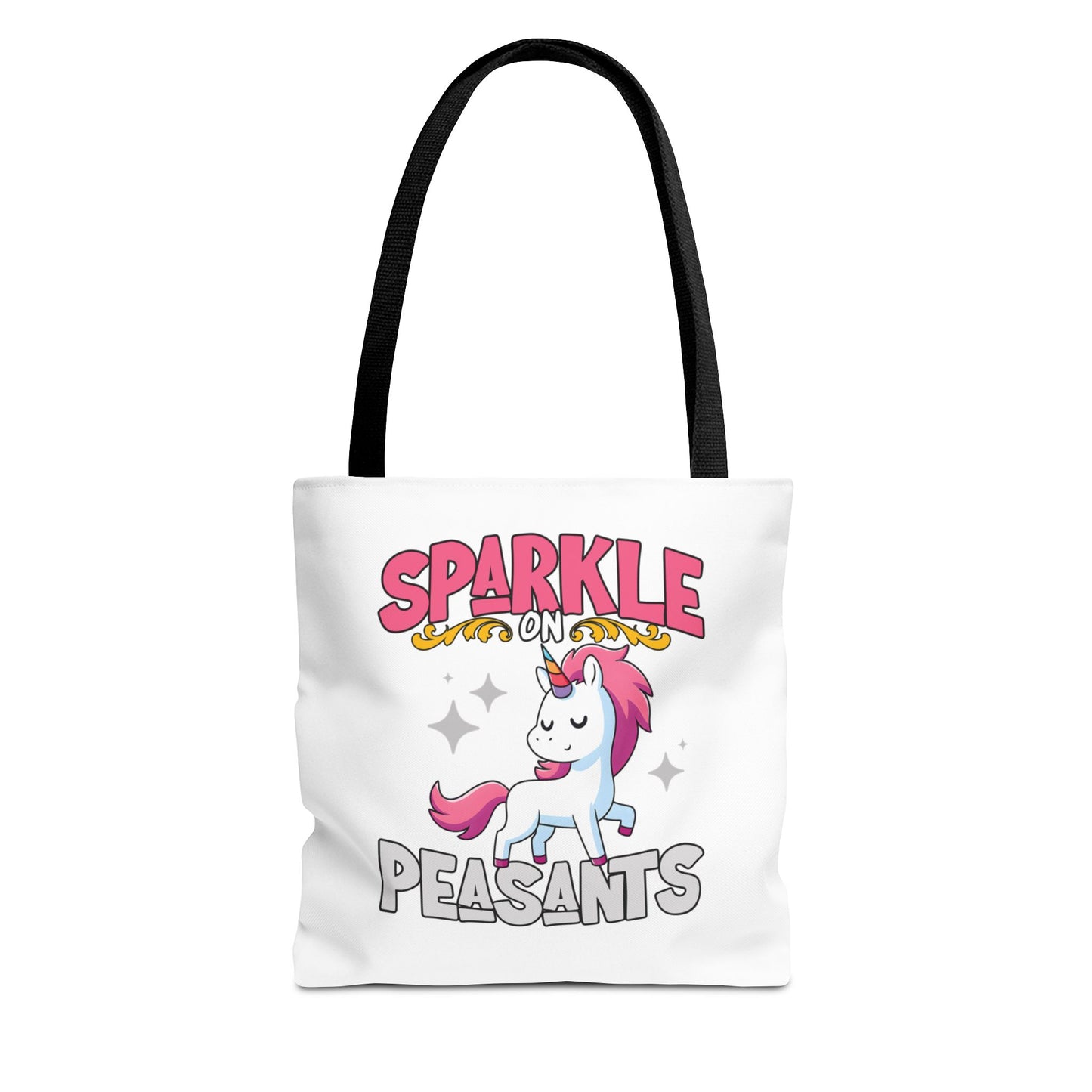 Sparkle On, Peasants Tote Bag