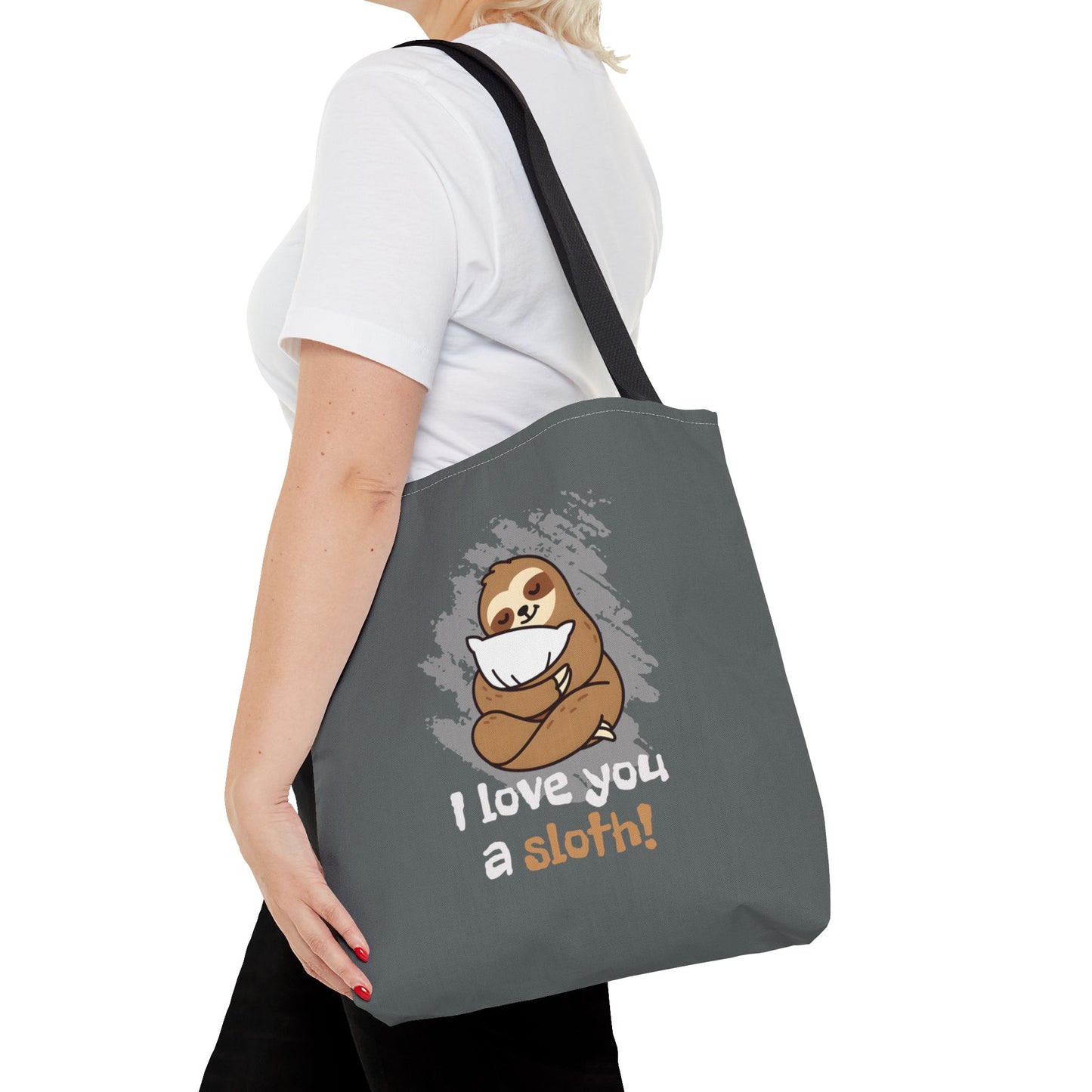 Love You A Sloth Tote Bag
