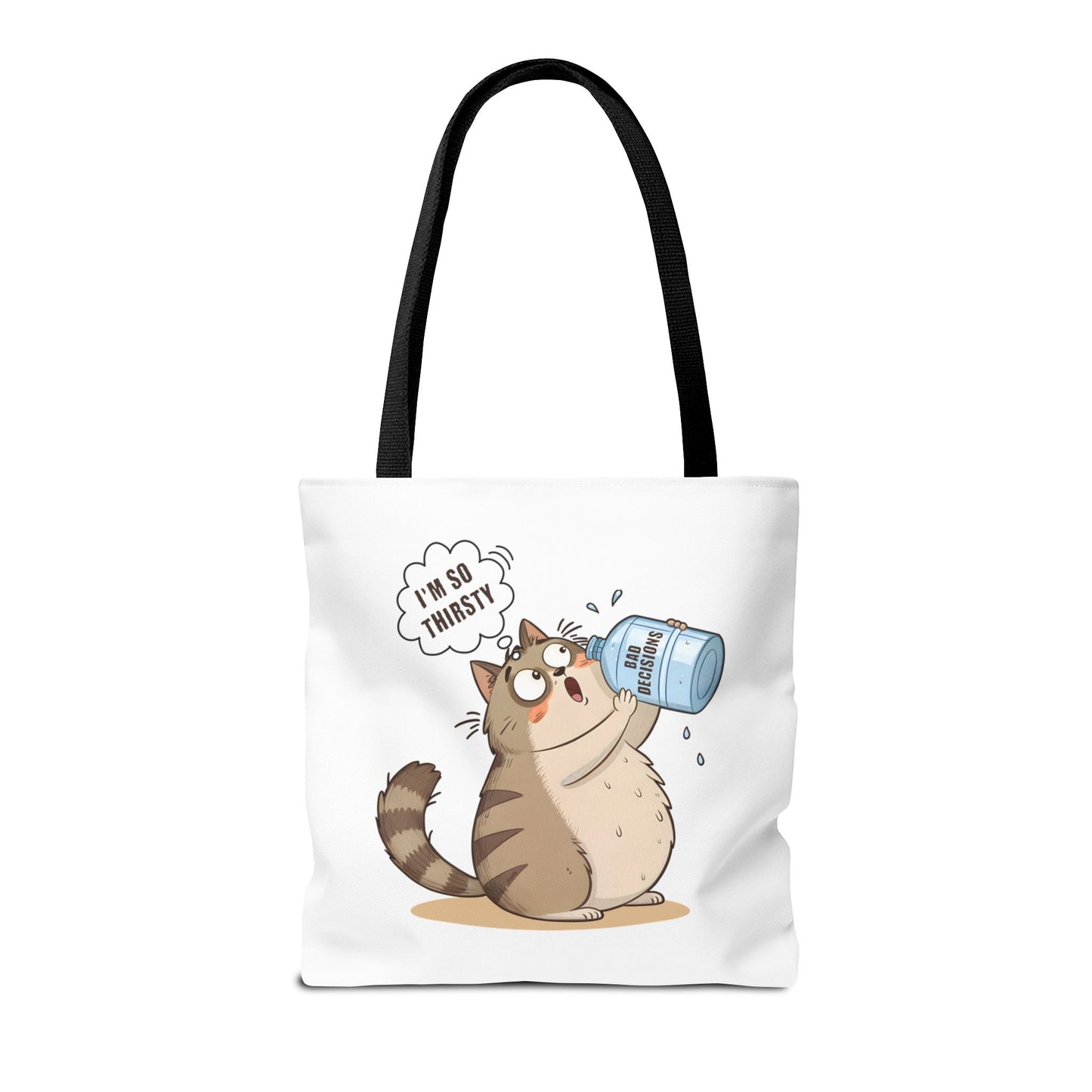 Thirsty Cat Tote Bag