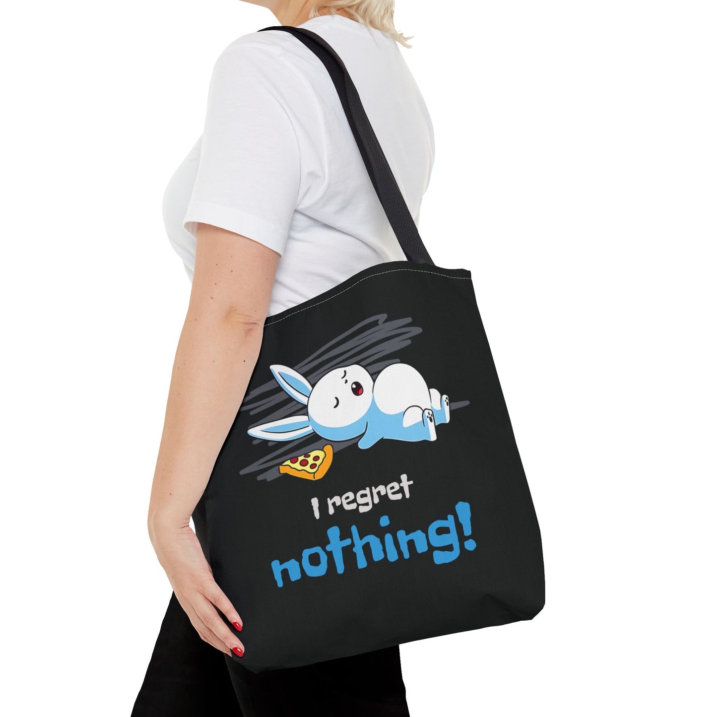 No Regrets Bunny Tote Bag