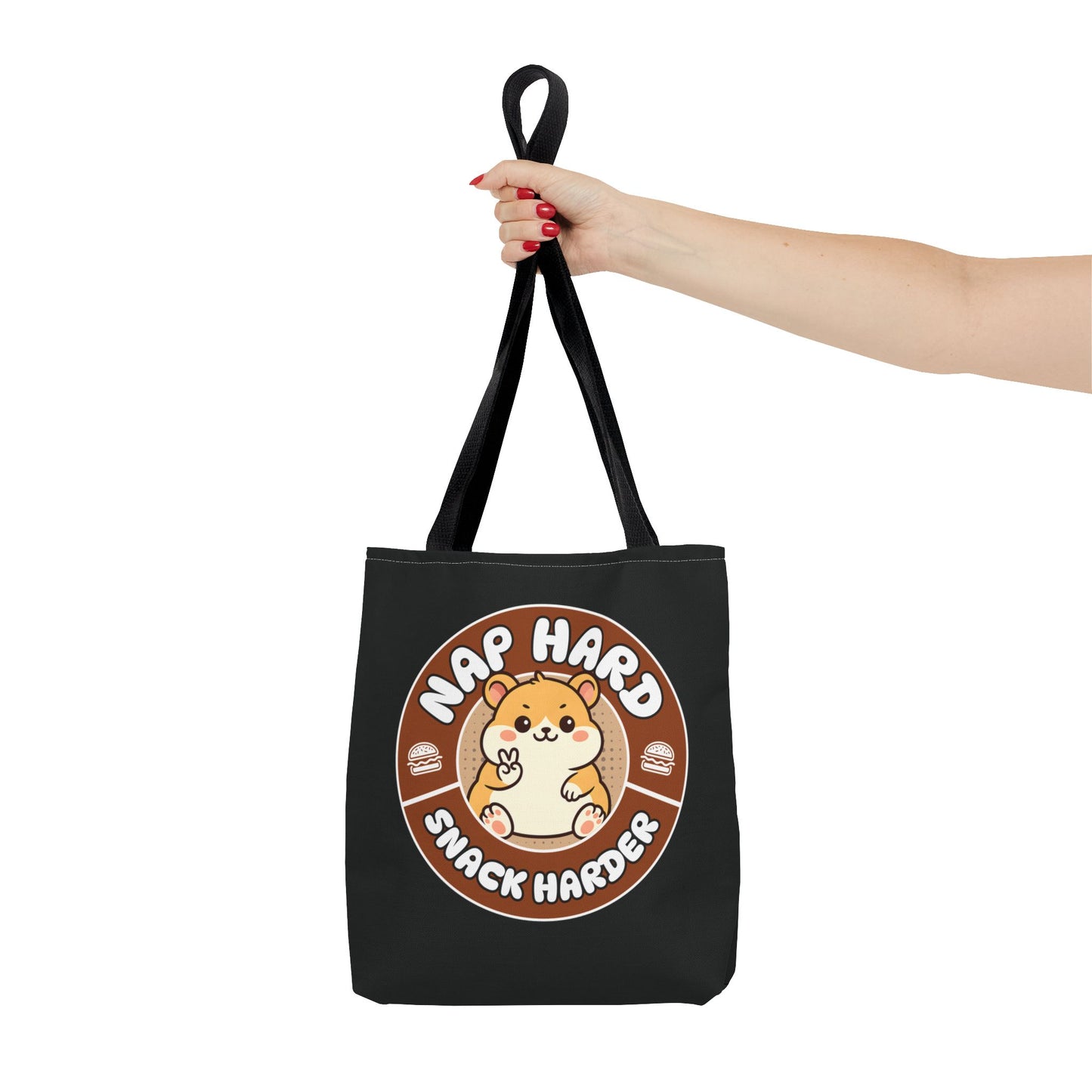 Snack Harder Tote Bag