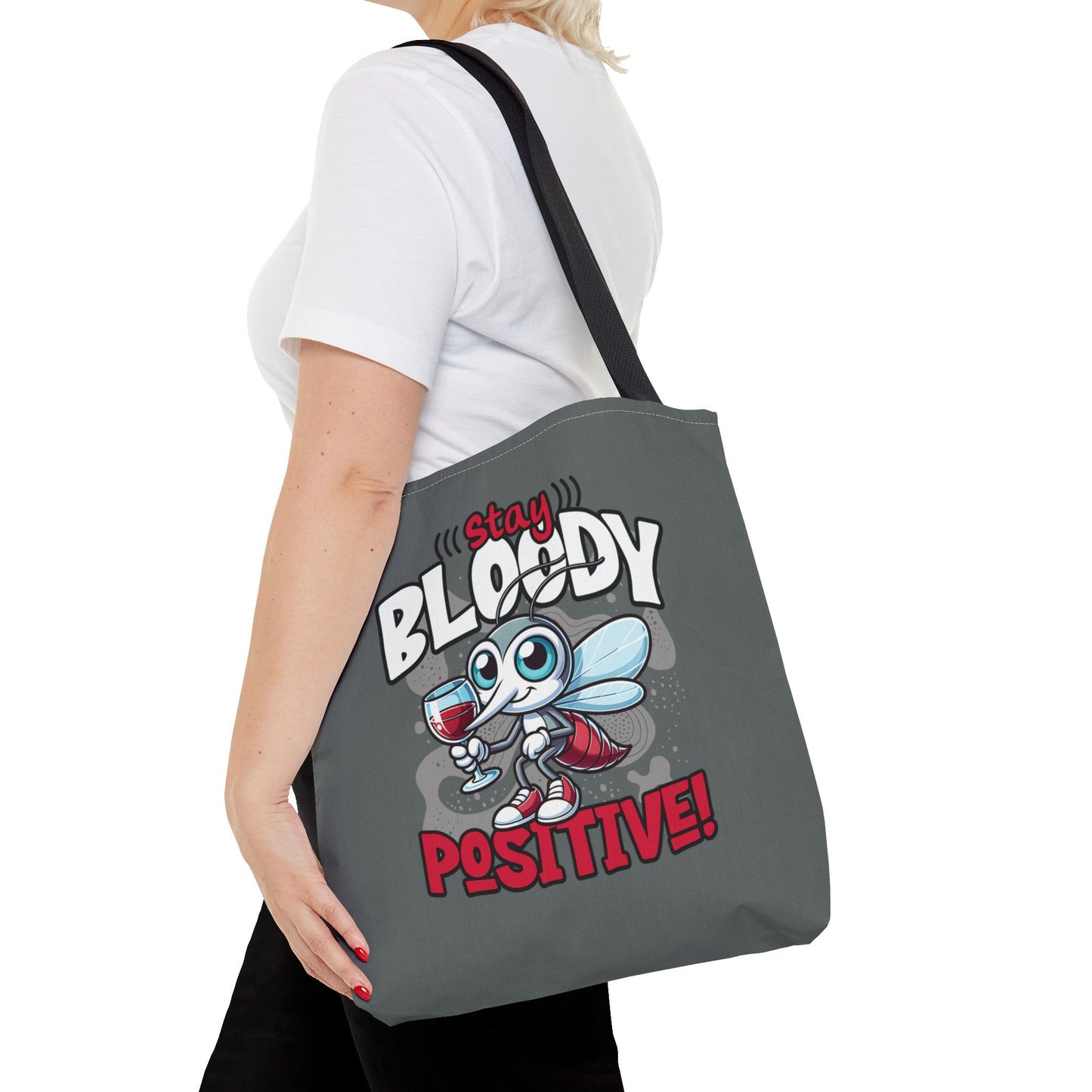 Bloody Positive Mosquito Tote Bag
