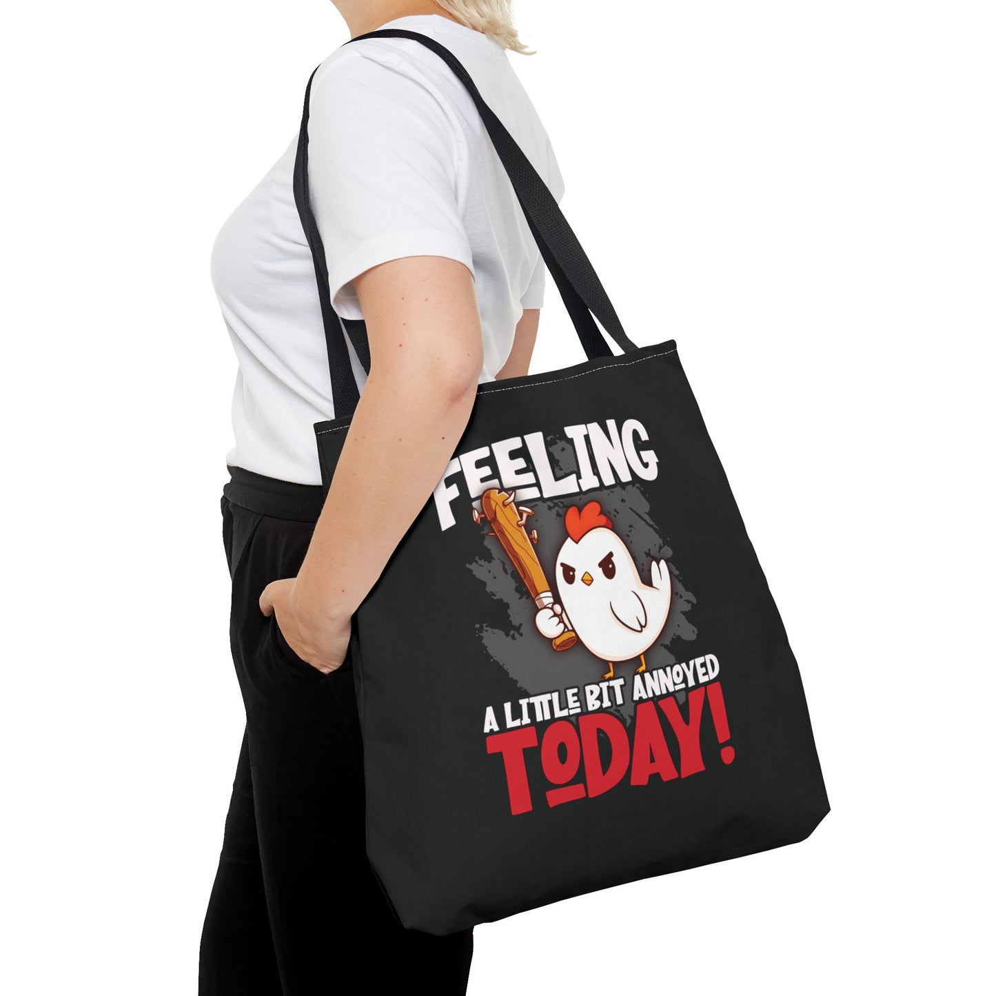 Annoyed Chicken Tote Bag