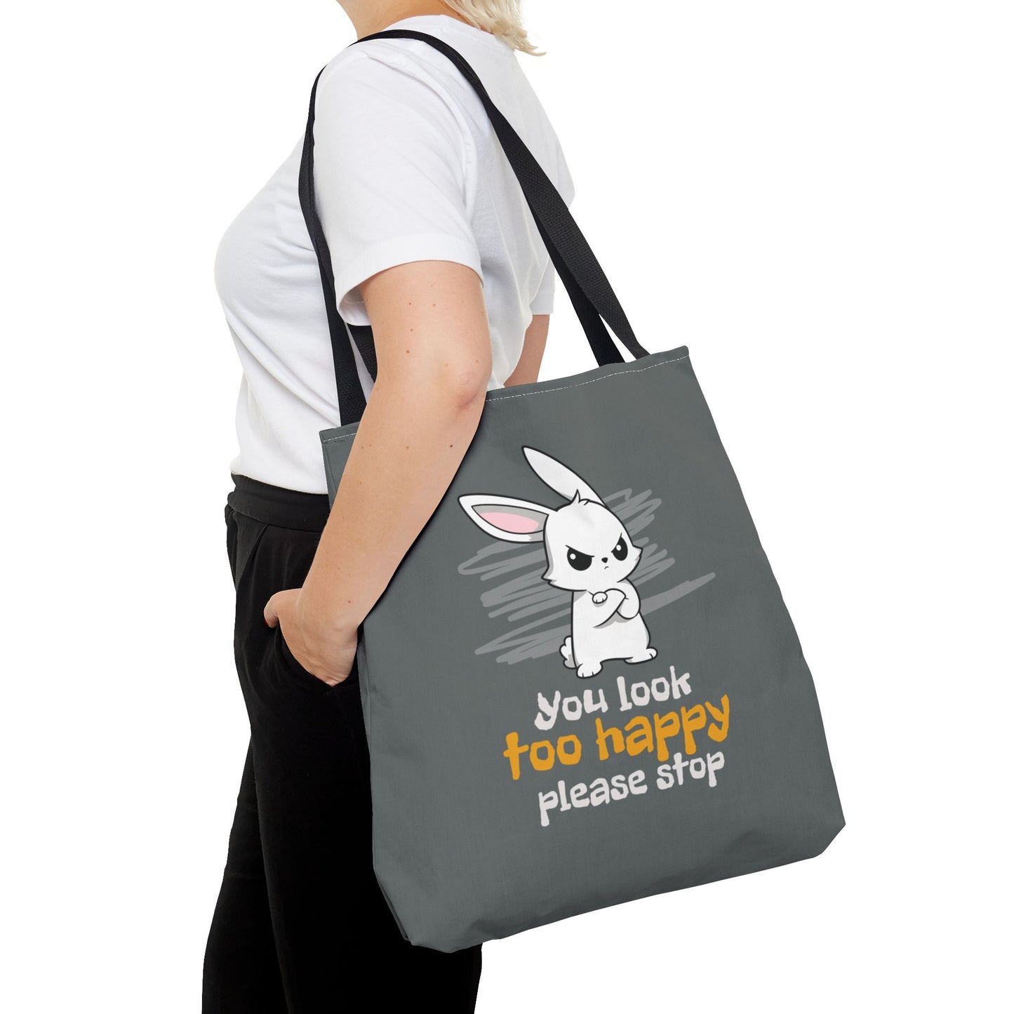 Grumpy Bunny Tote Bag