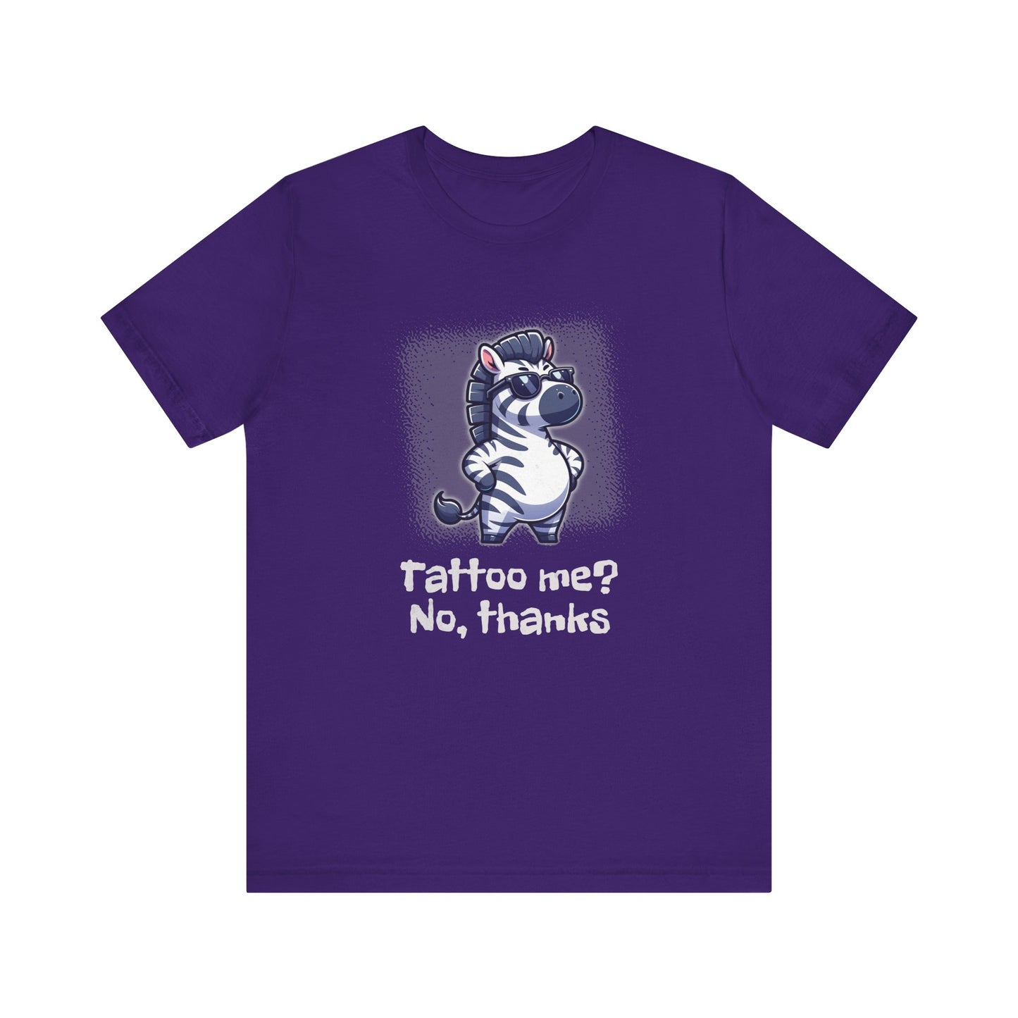 No Tattoos Zebra