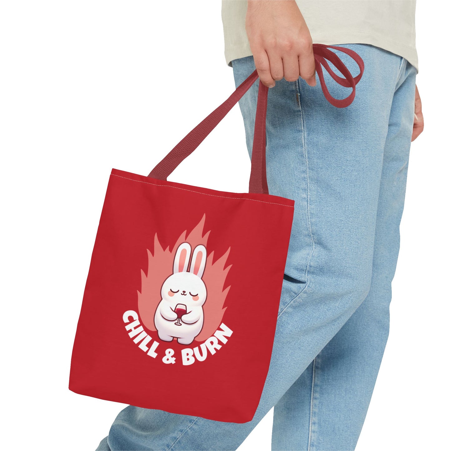 Chill and Burn Tote Bag