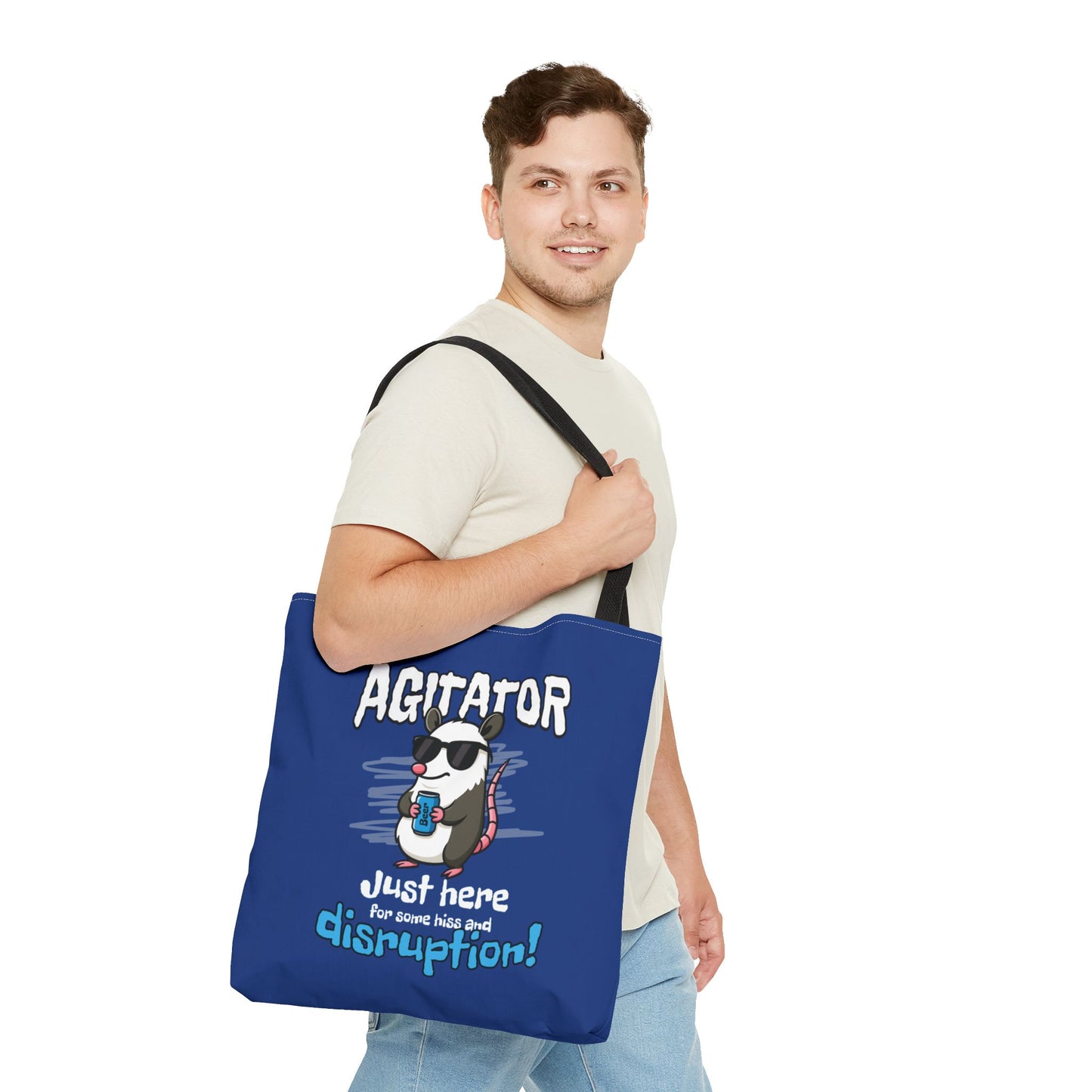 Troublemaker Opossum Tote Bag