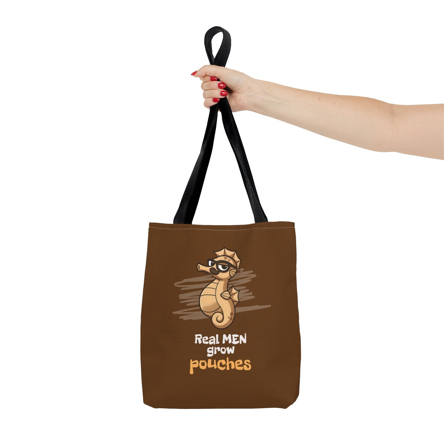 Pregnant Seahorse Tote Bag