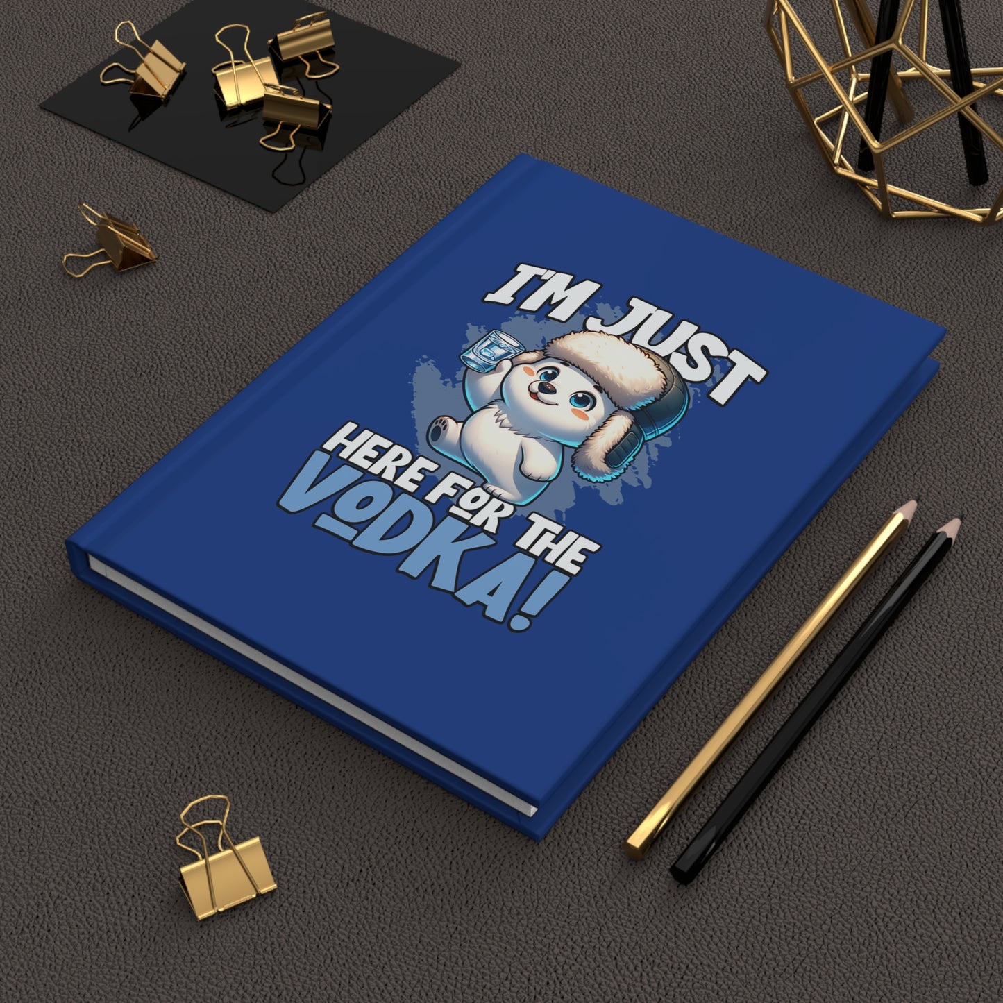 Vodka Toast Bear Journal