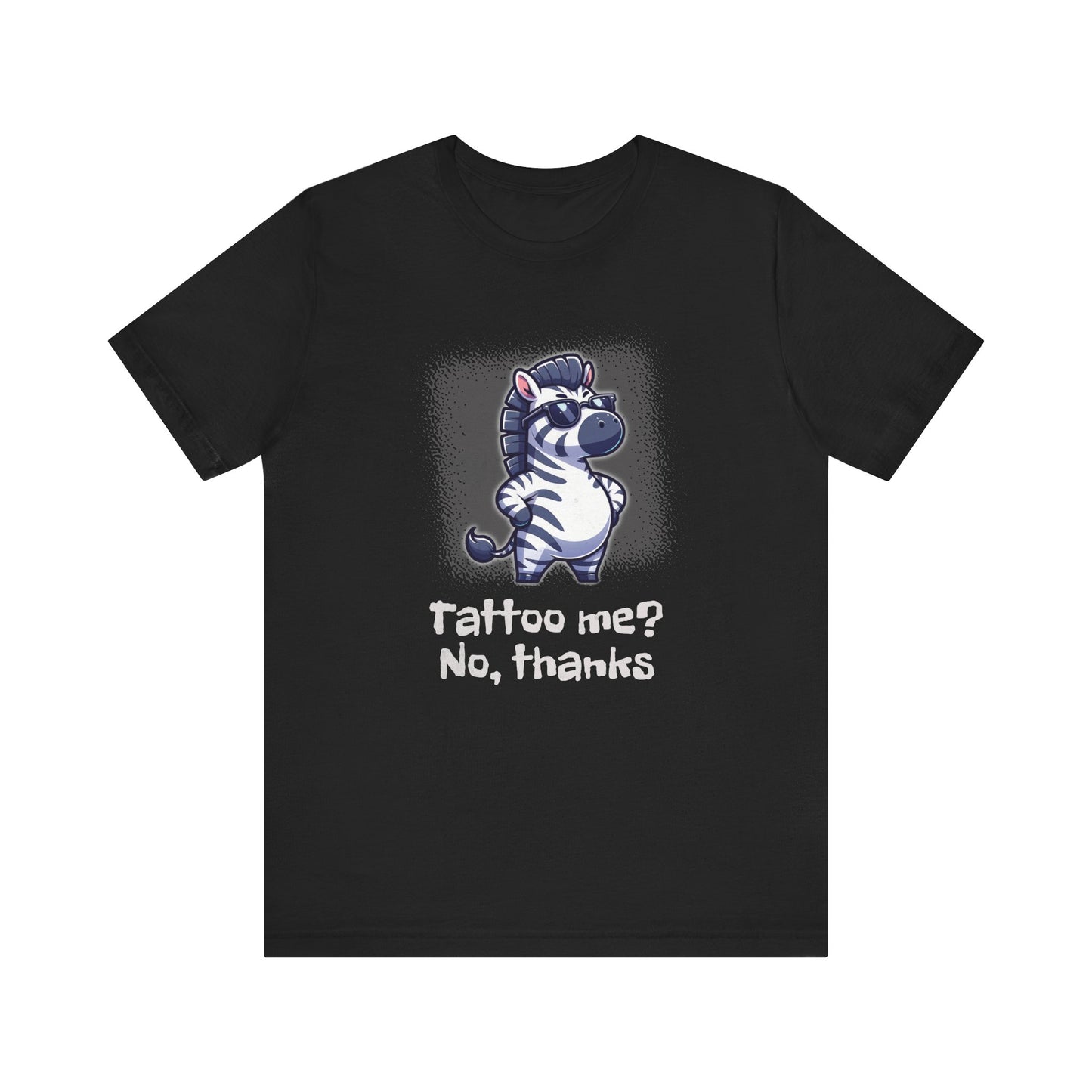 No Tattoos Zebra