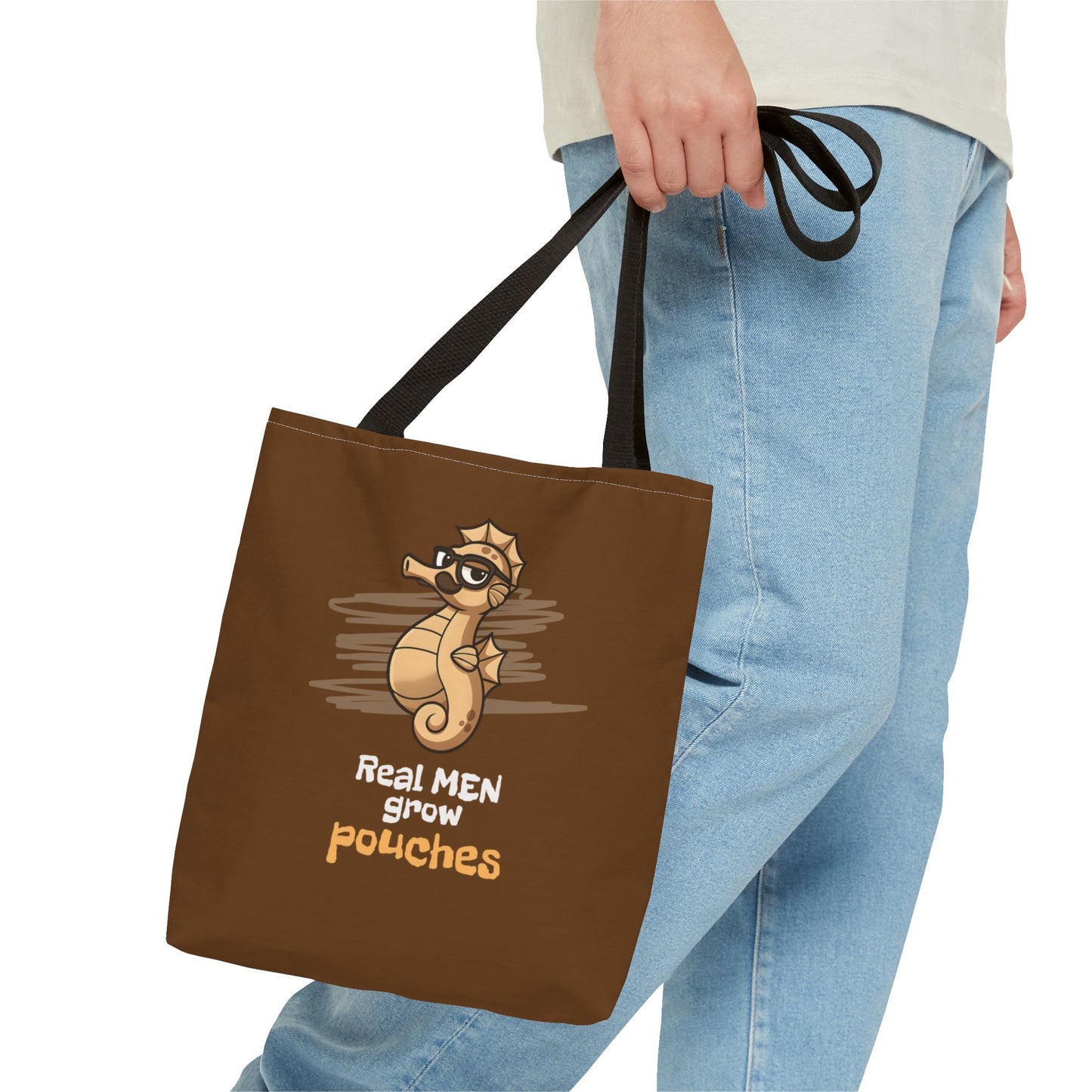 Pregnant Seahorse Tote Bag