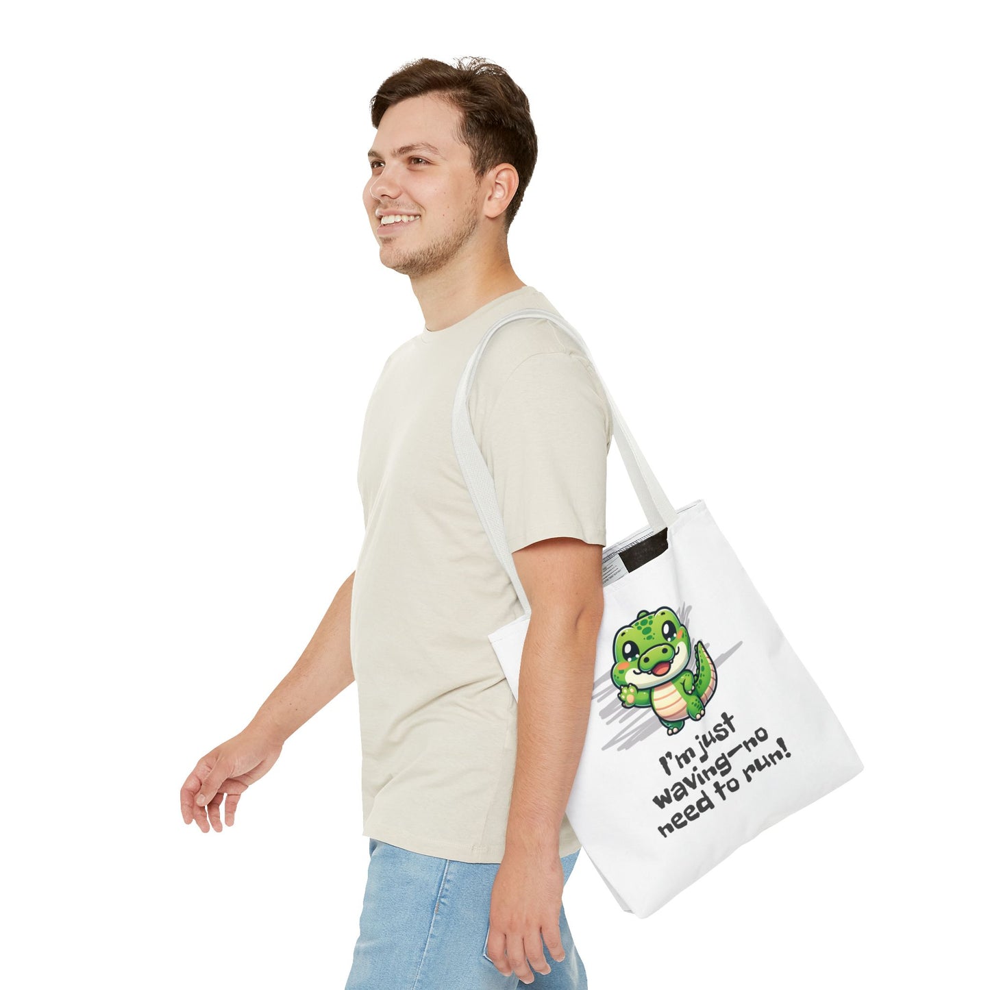 Waving Croc Tote Bag