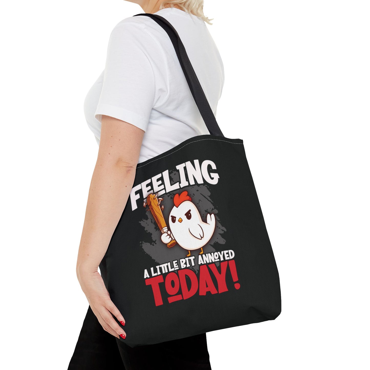 Annoyed Chicken Tote Bag
