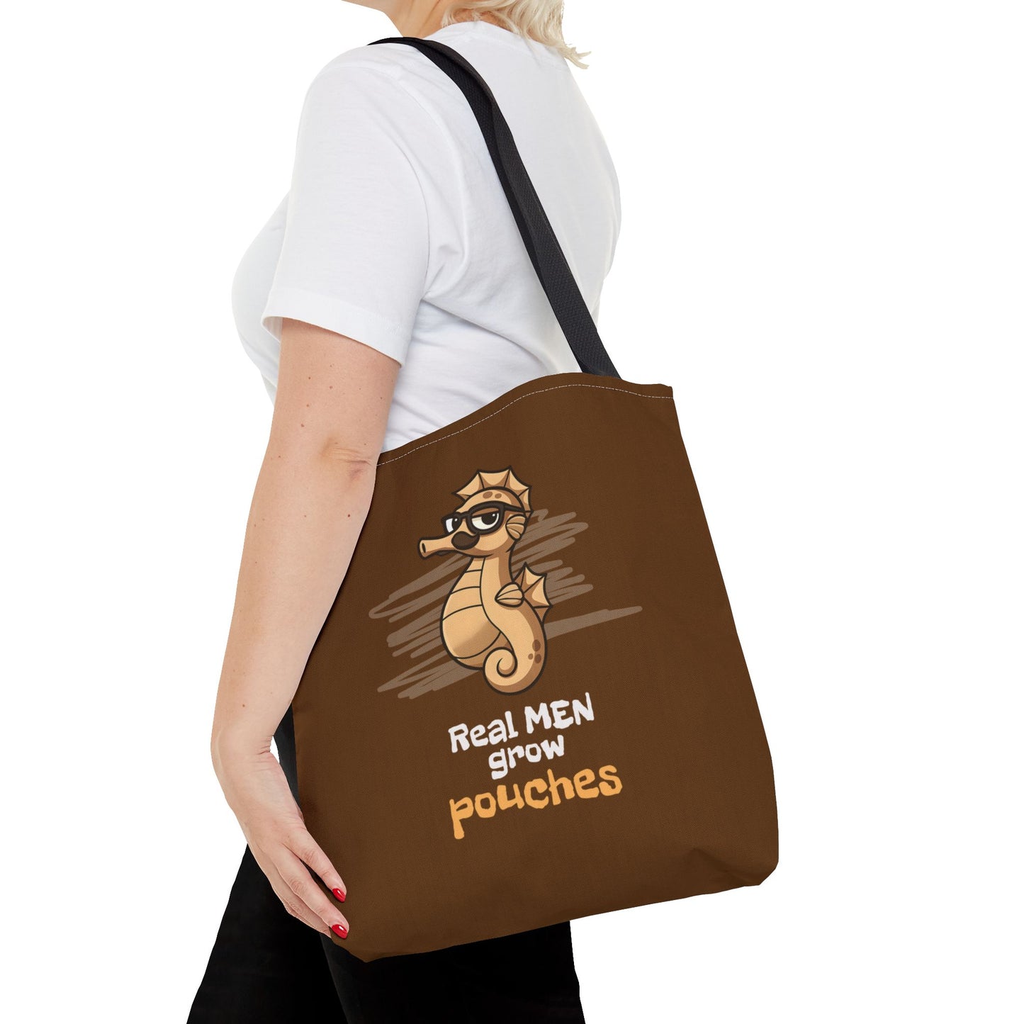 Pregnant Seahorse Tote Bag
