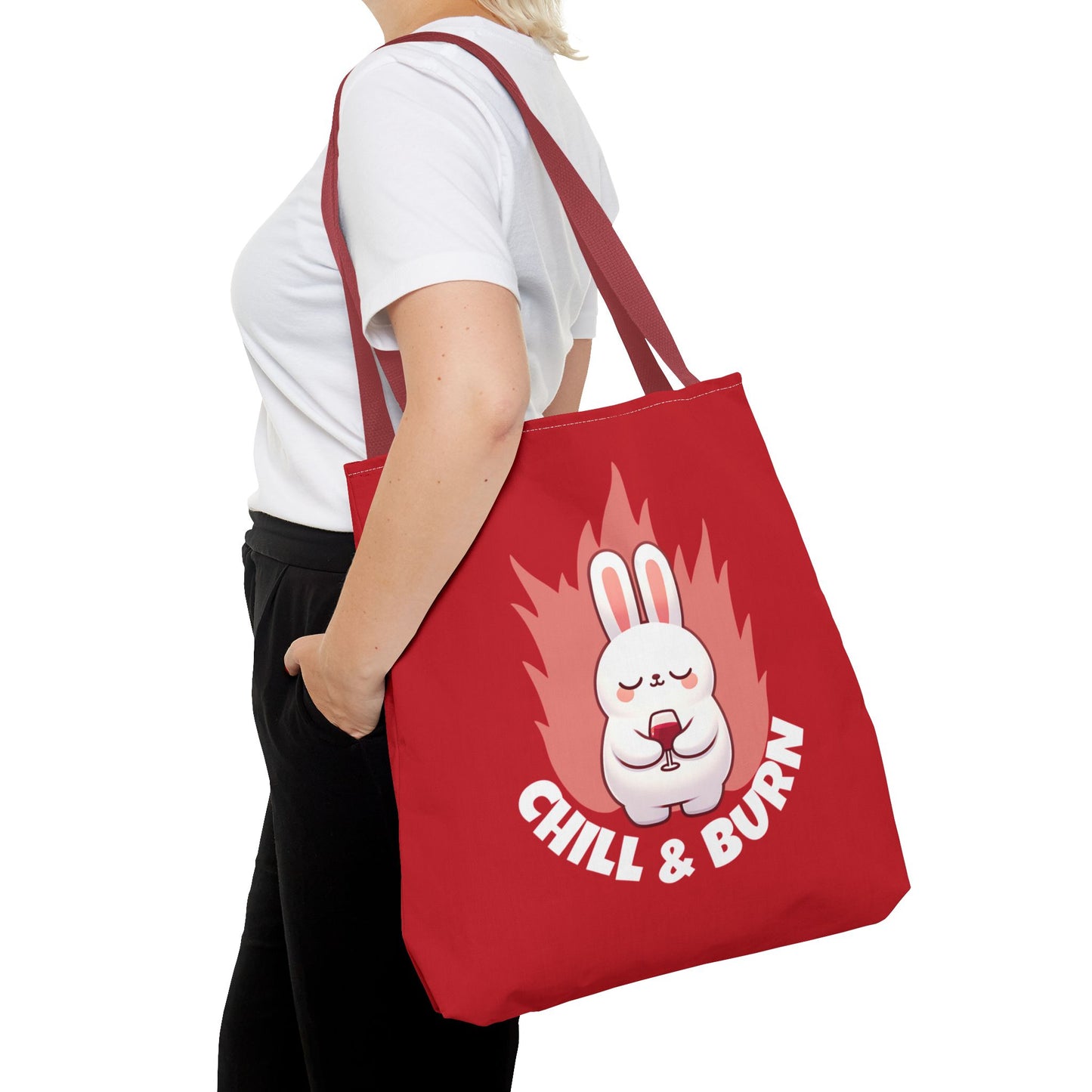 Chill and Burn Tote Bag