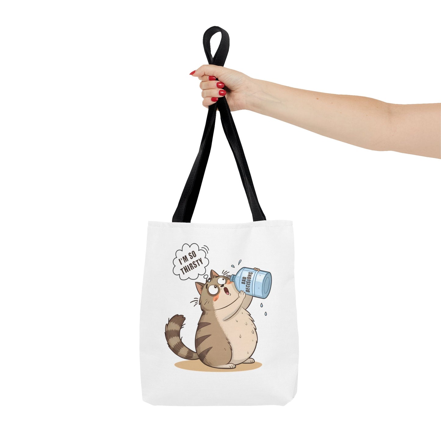 Thirsty Cat Tote Bag
