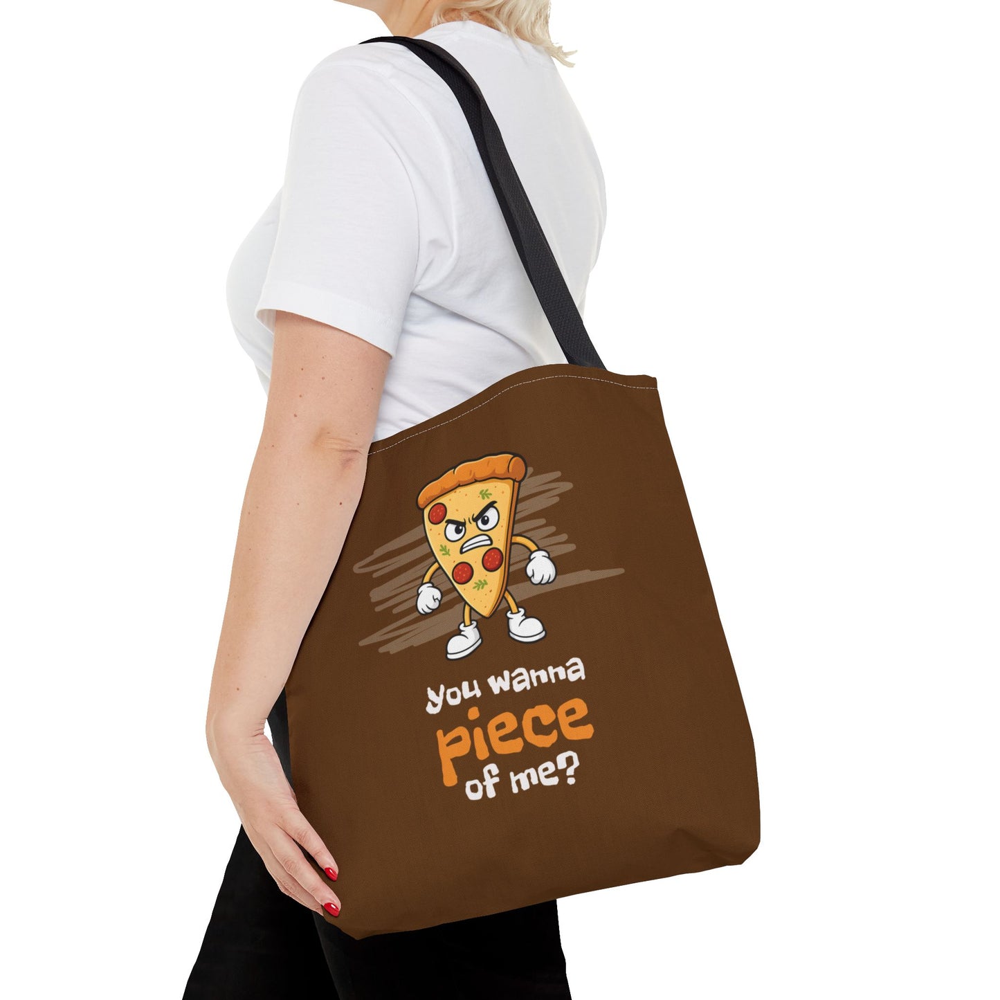 Tough Pizza Slice Tote Bag