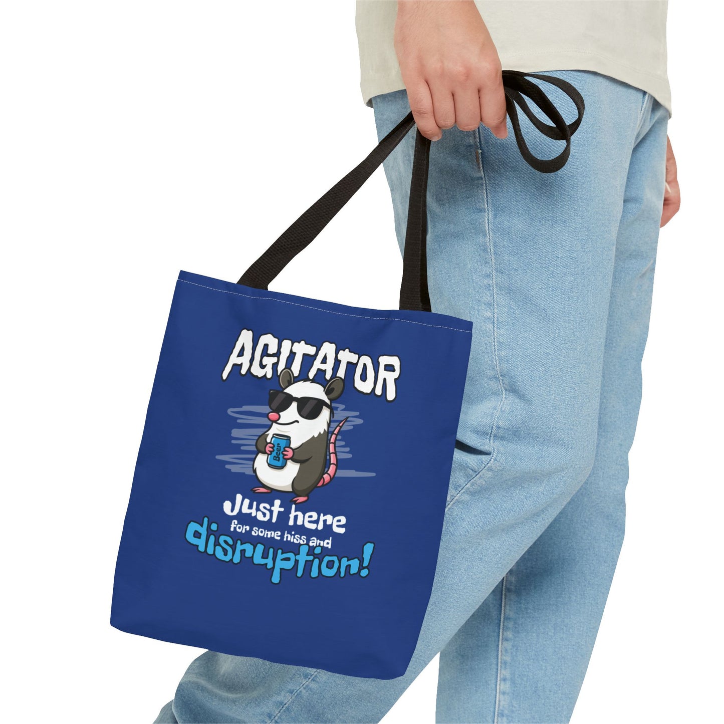 Troublemaker Opossum Tote Bag