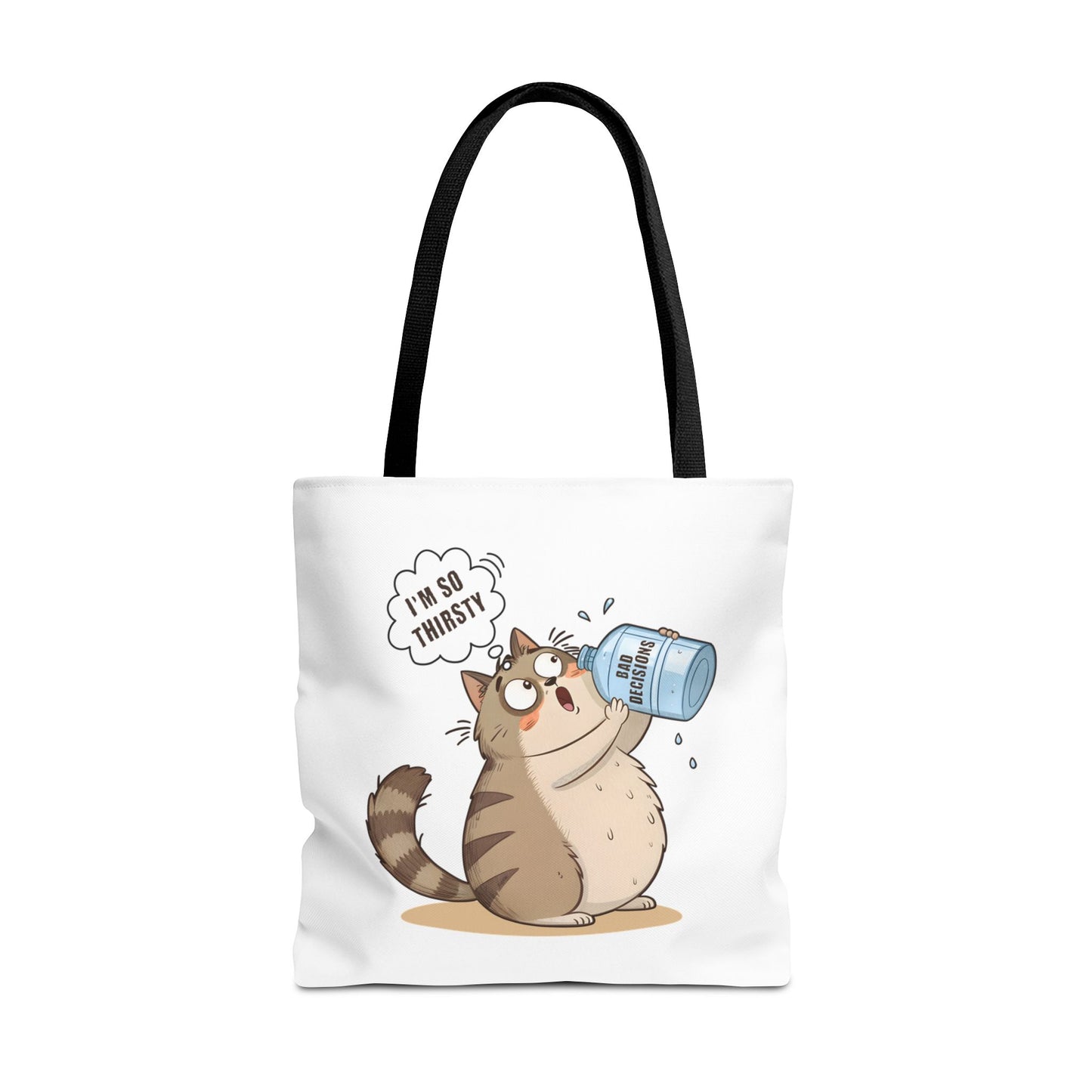 Thirsty Cat Tote Bag