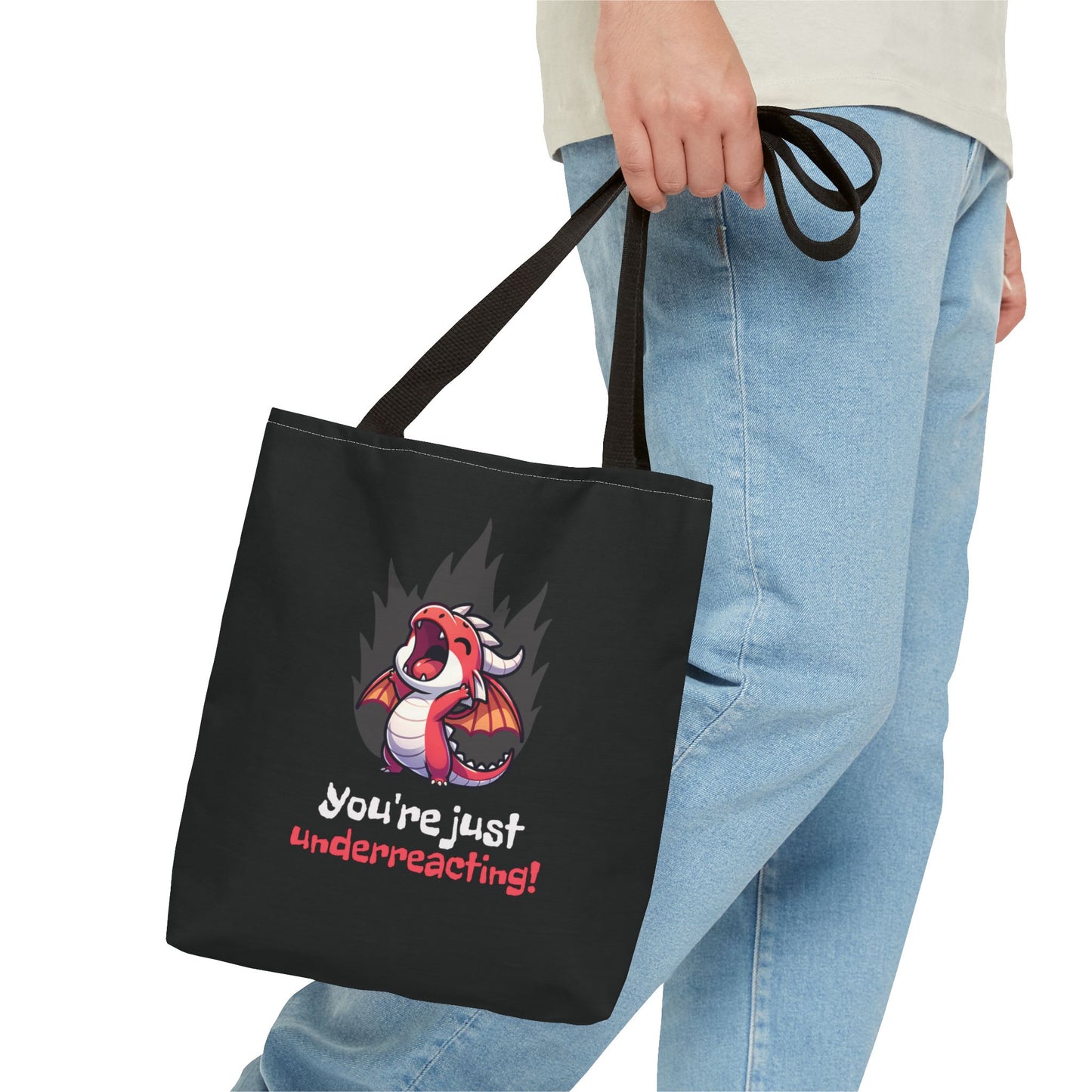 Overreacting Dragon Tote Bag
