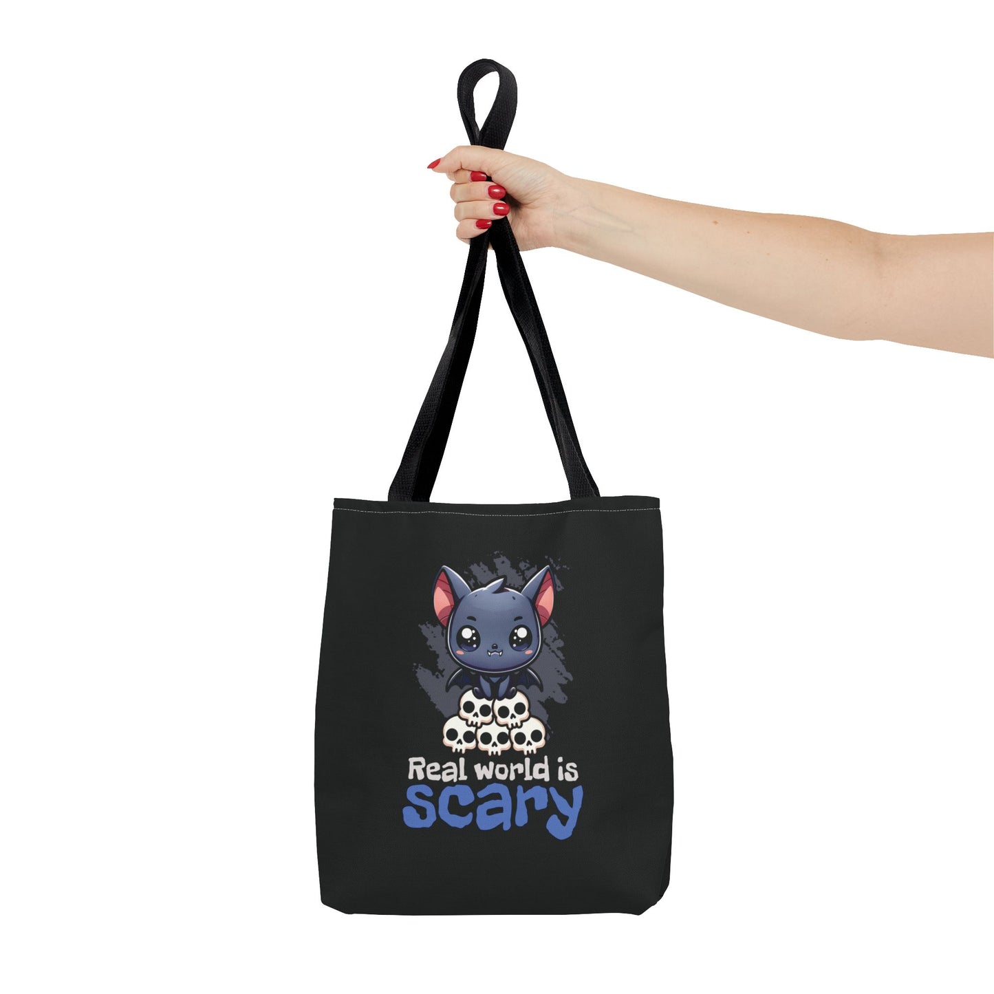 Real World Is Scary Tote Bag