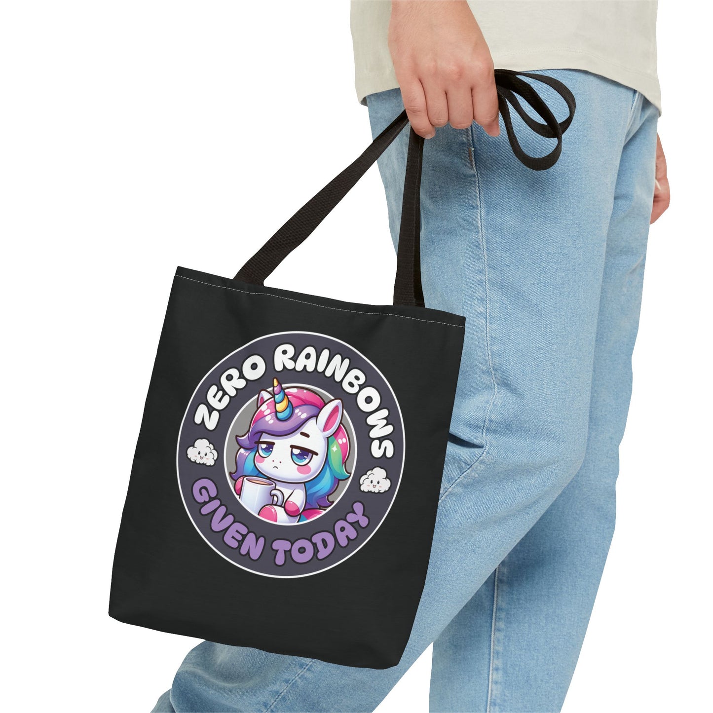 Zero Rainbows Unicorn Tote Bag