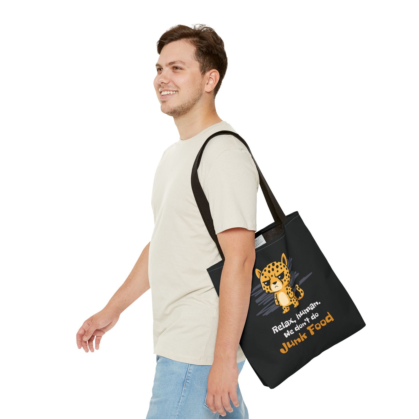 Junk Food Cheetah Tote Bag