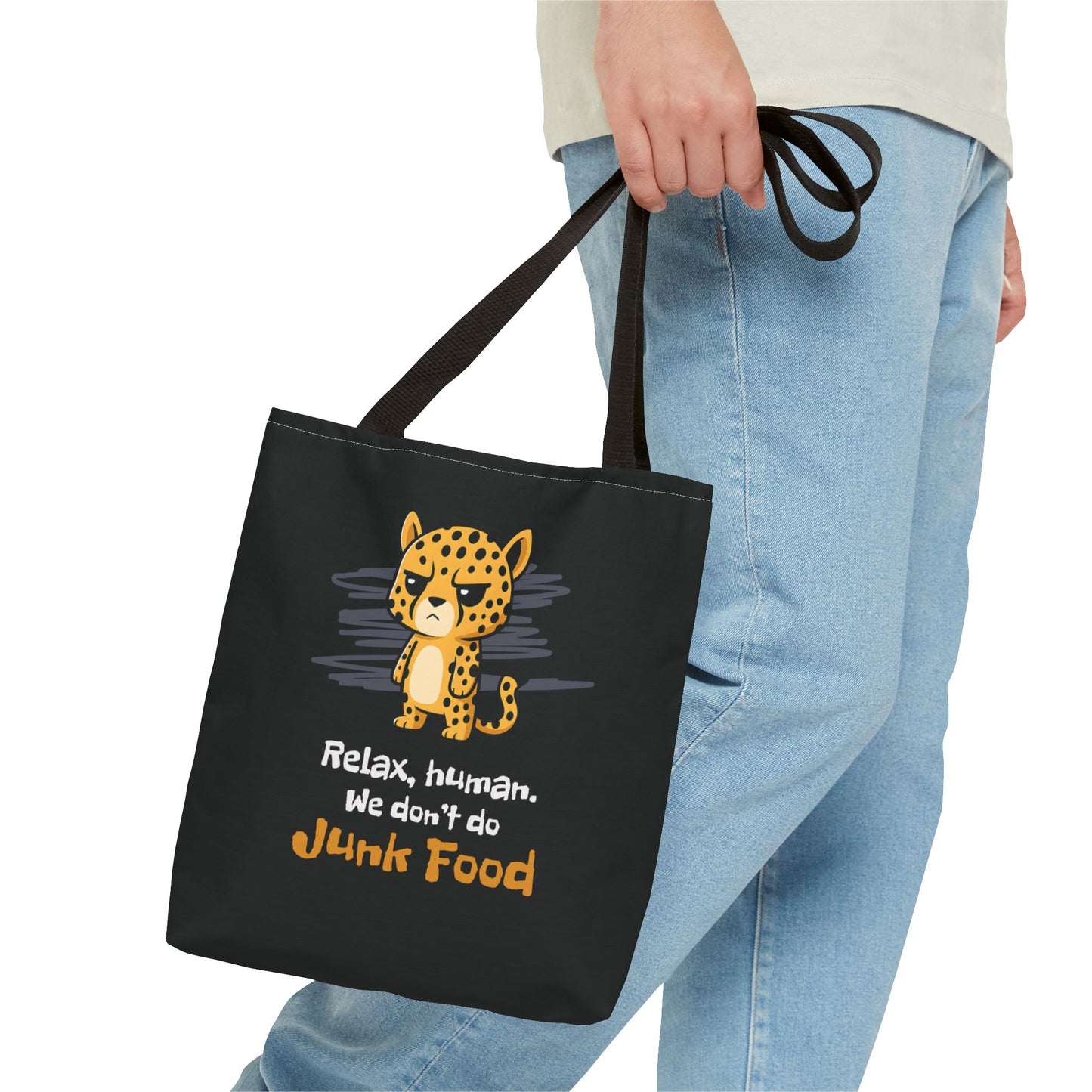 Junk Food Cheetah Tote Bag
