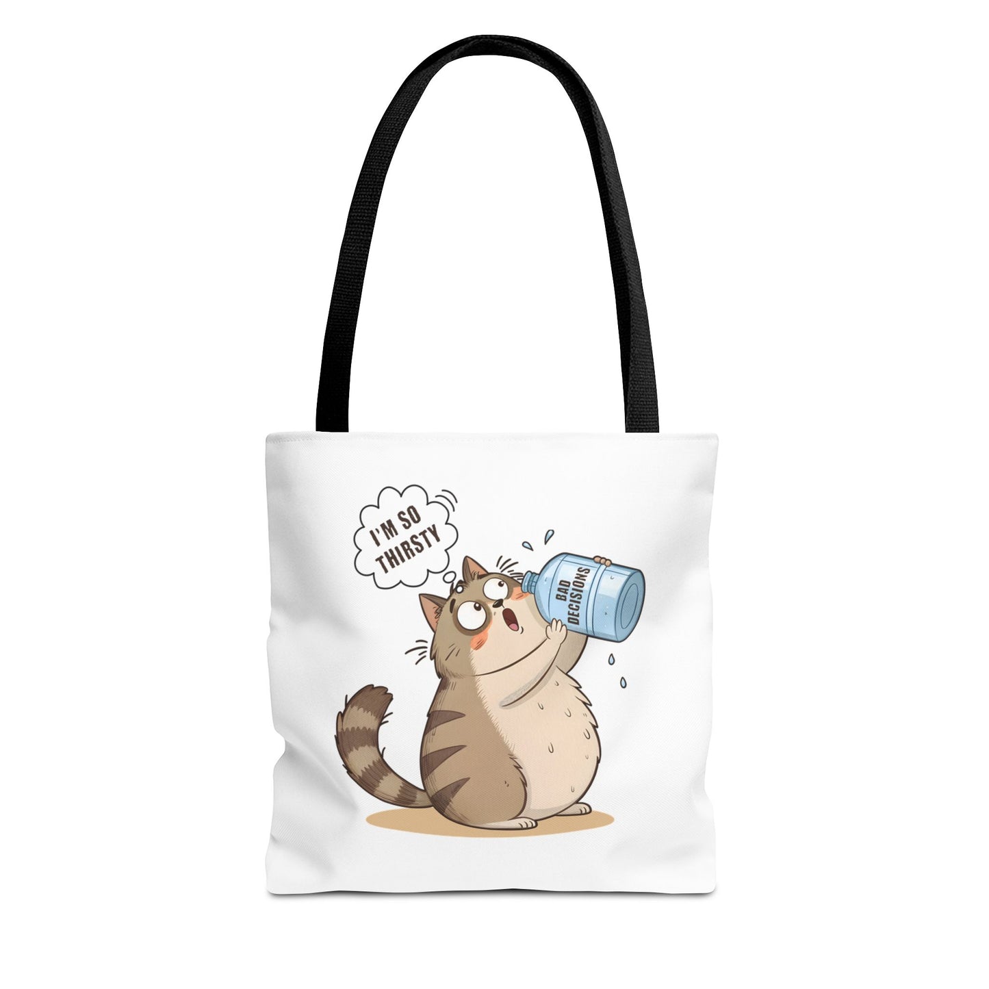 Thirsty Cat Tote Bag