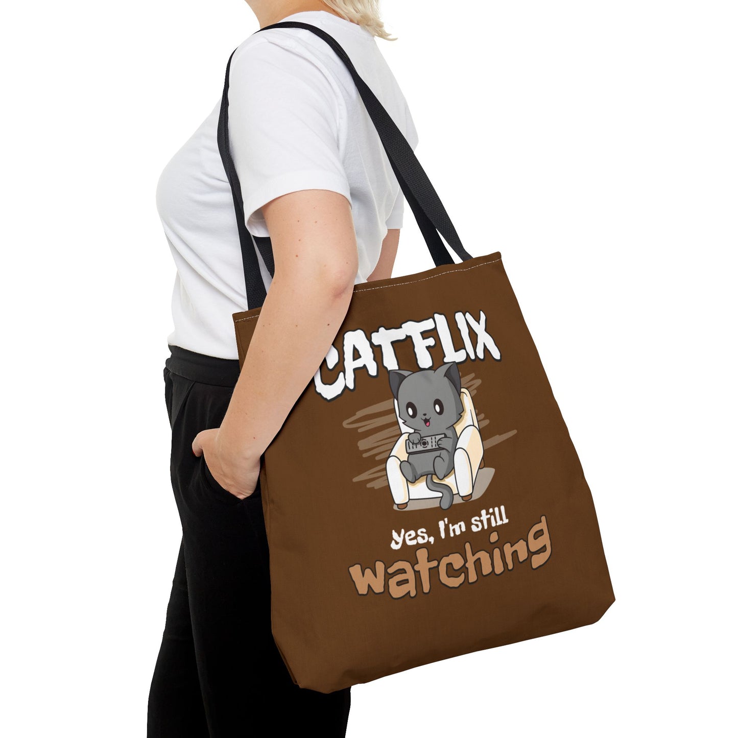 Catflix and Chill Tote Bag