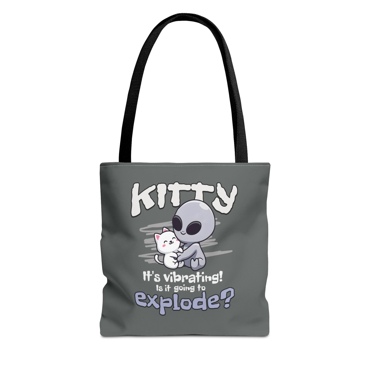 Vibrating Kitty Tote Bag