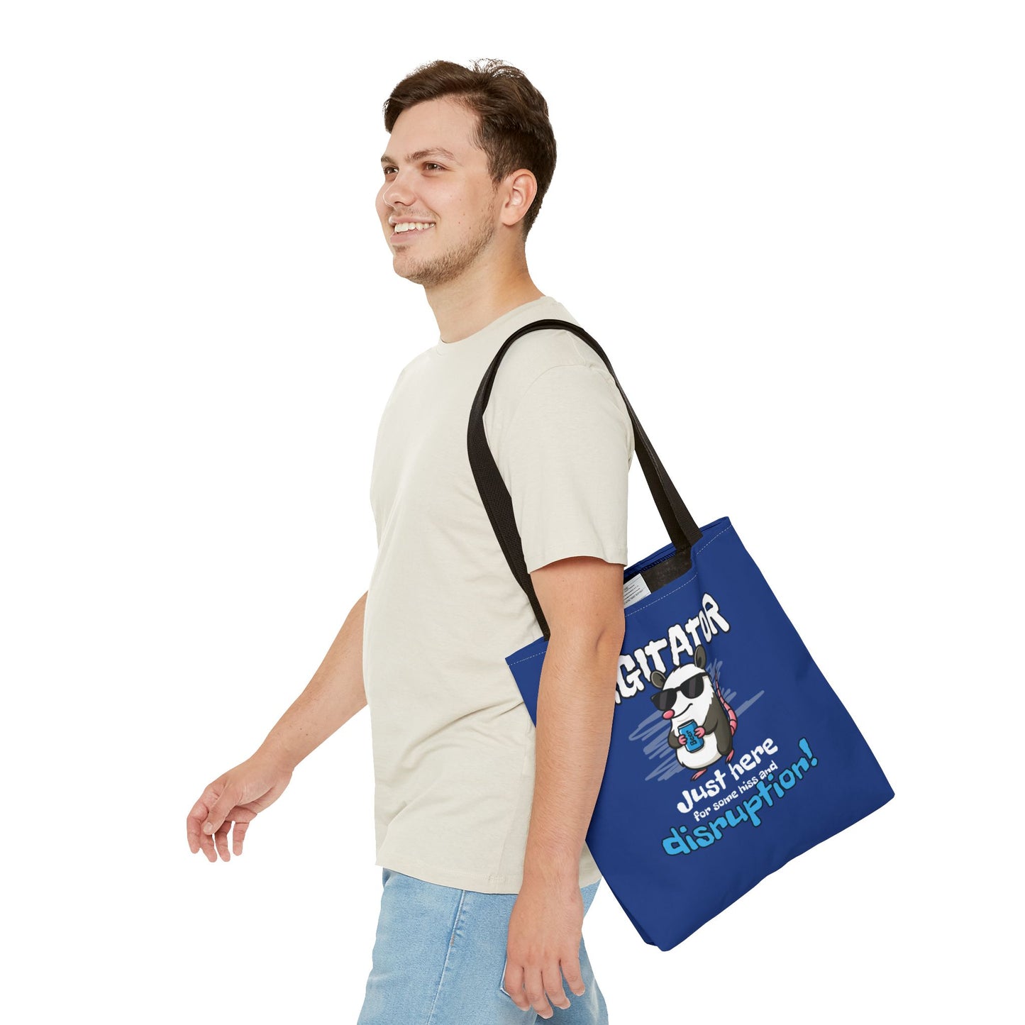 Troublemaker Opossum Tote Bag