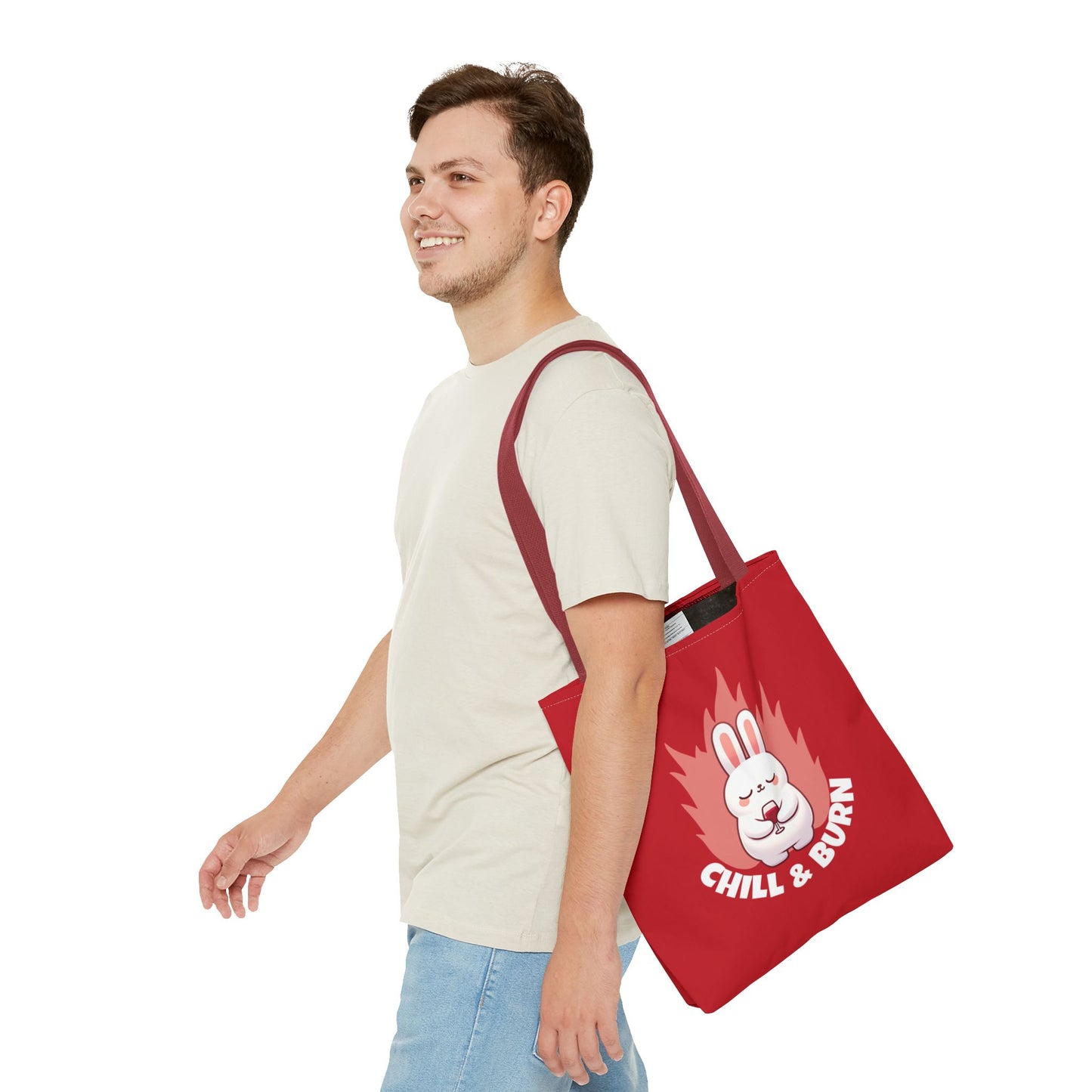 Chill and Burn Tote Bag