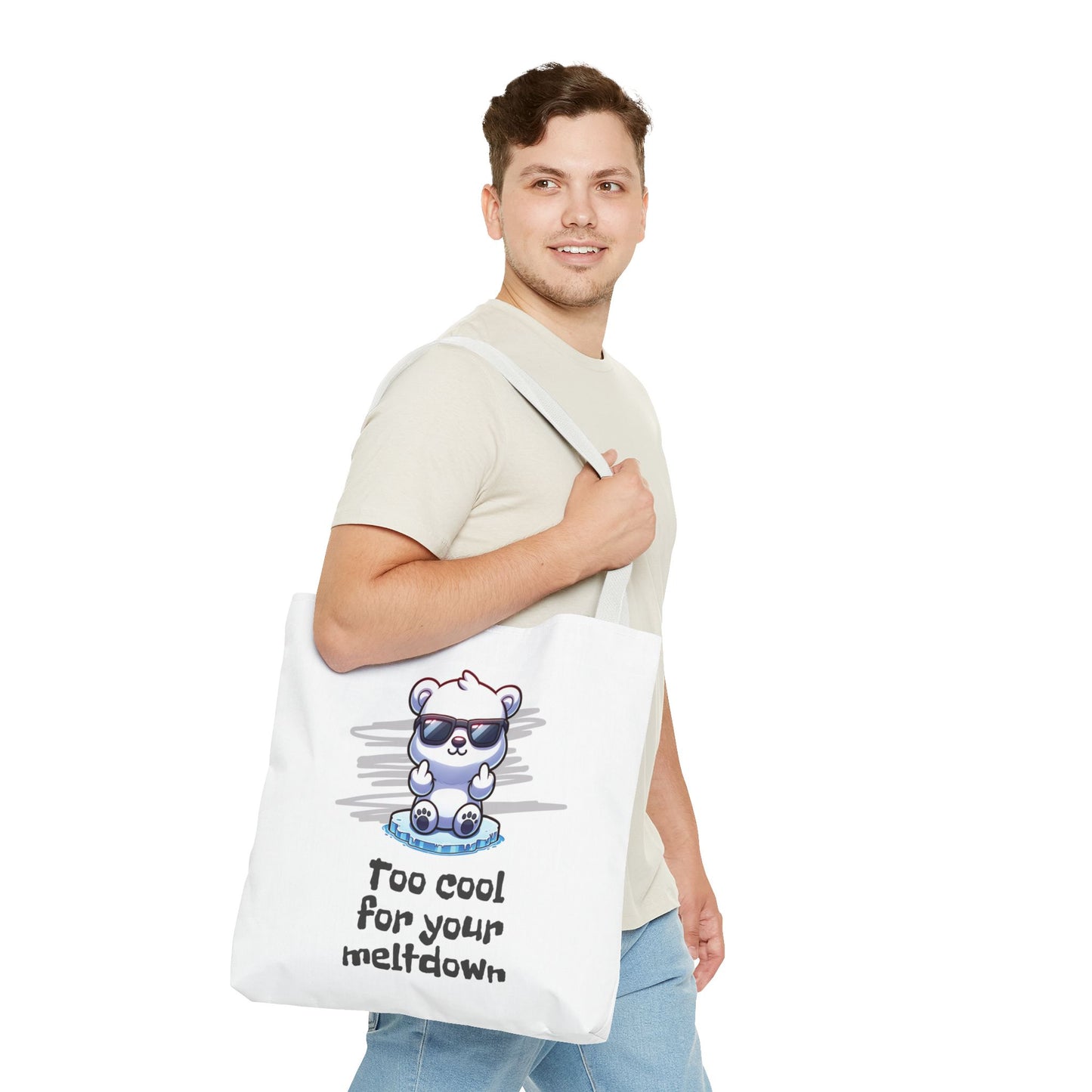 Sassy Polar Bear Tote Bag