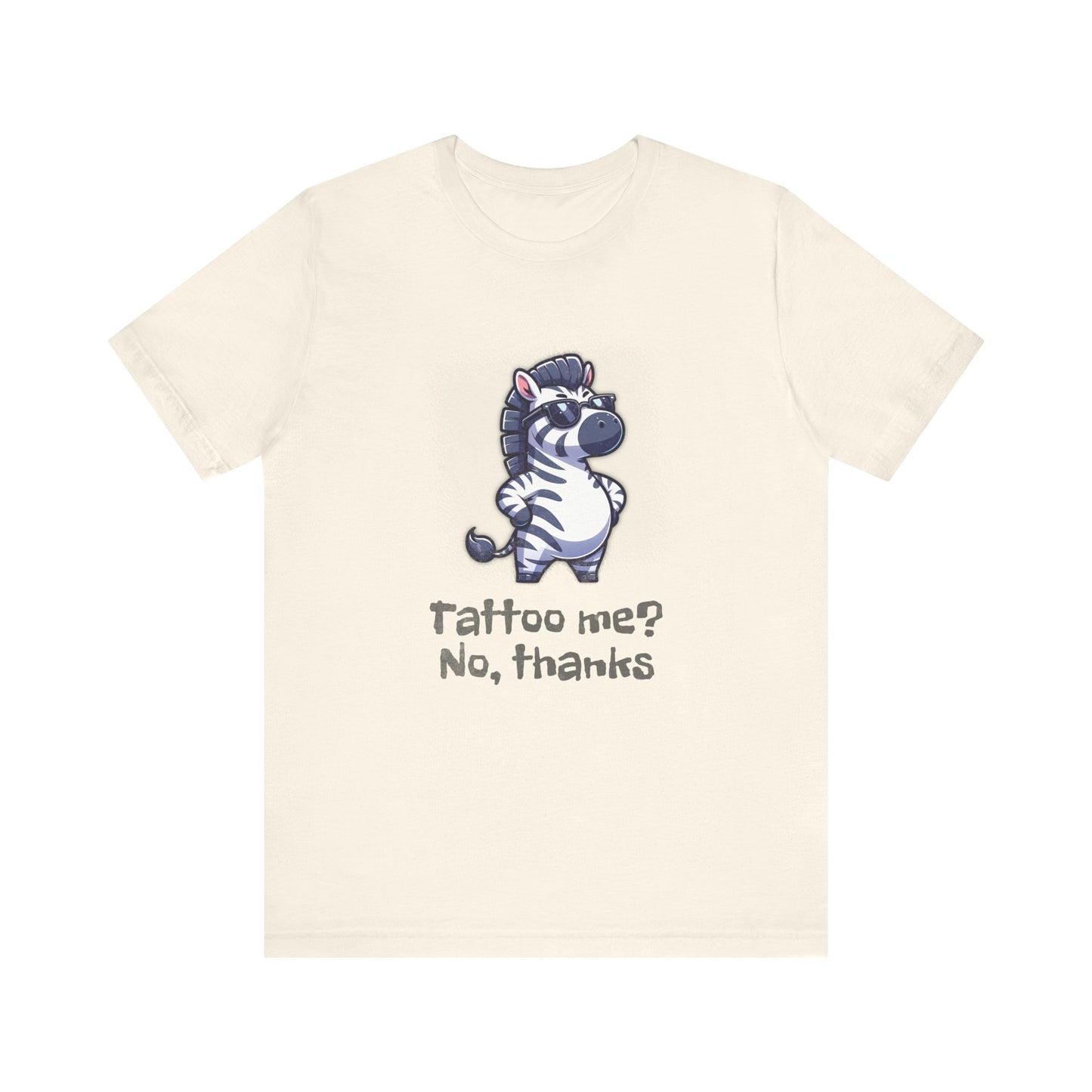 No Tattoos Zebra