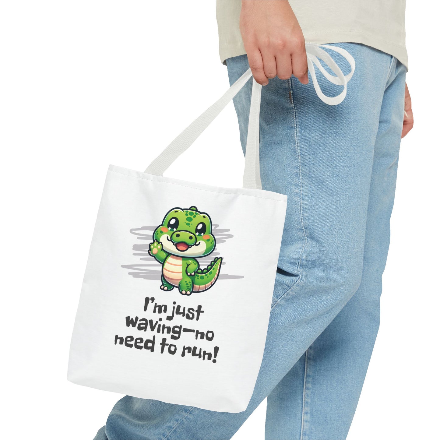 Waving Croc Tote Bag
