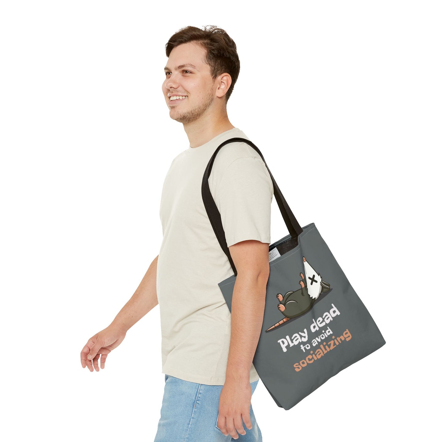 Anti-Social Opossum Tote Bag