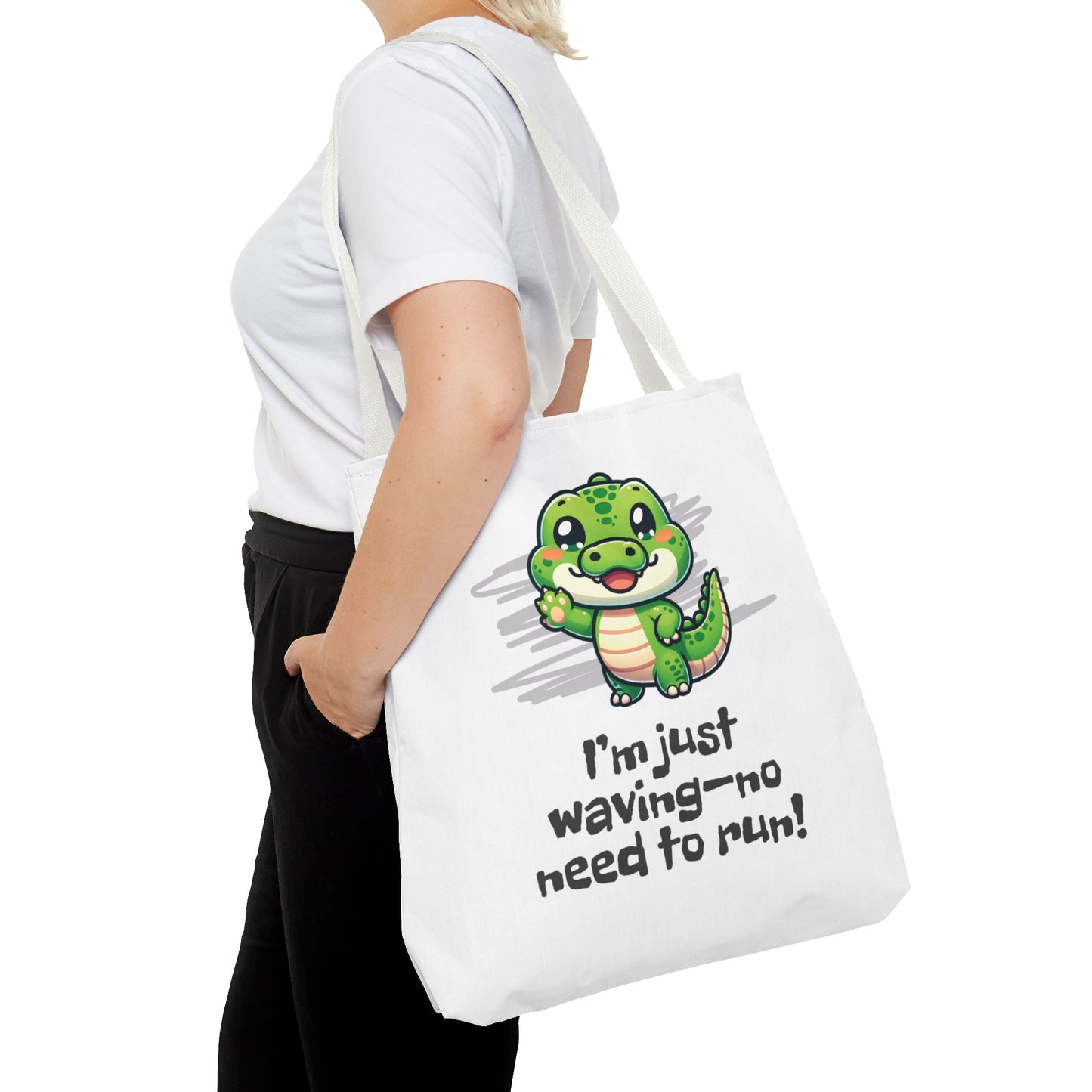 Waving Croc Tote Bag
