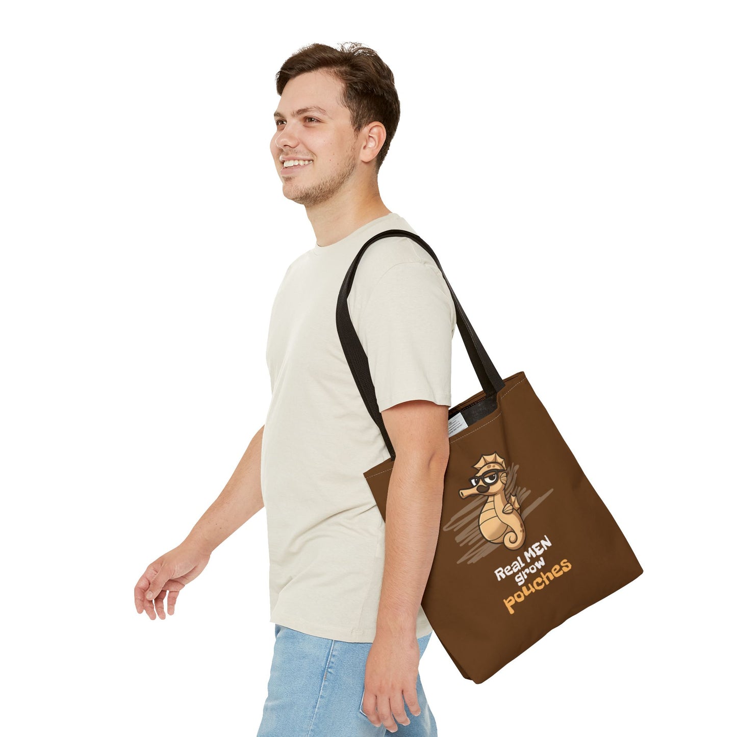 Pregnant Seahorse Tote Bag