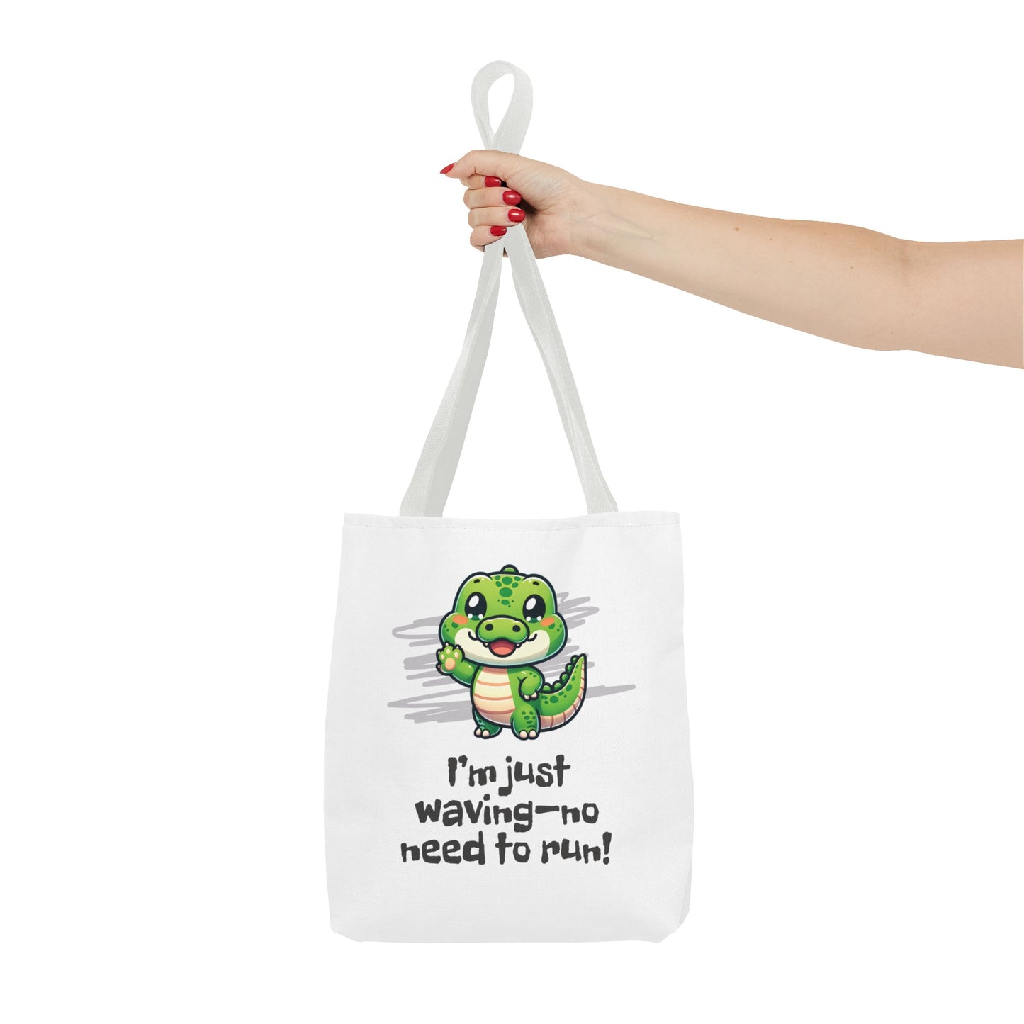 Waving Croc Tote Bag