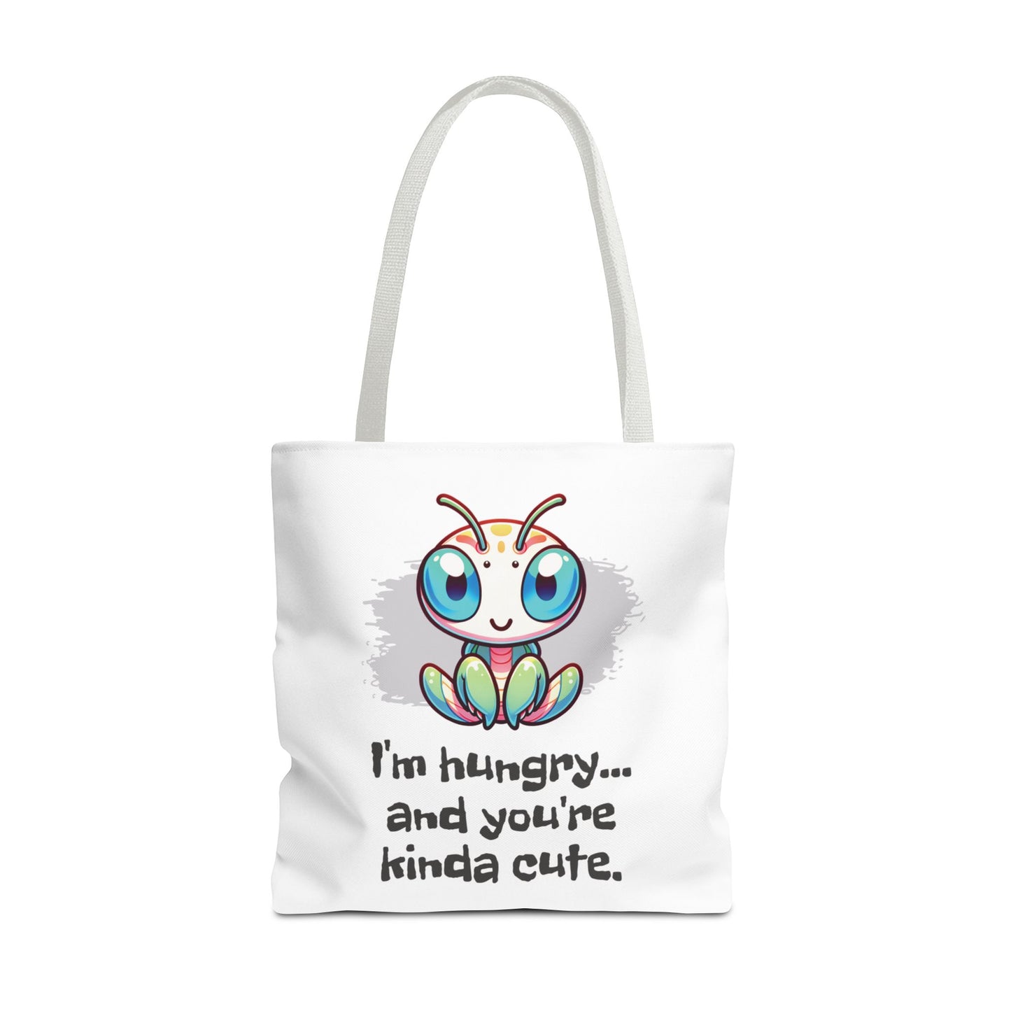 Flirting Mantis Tote Bag