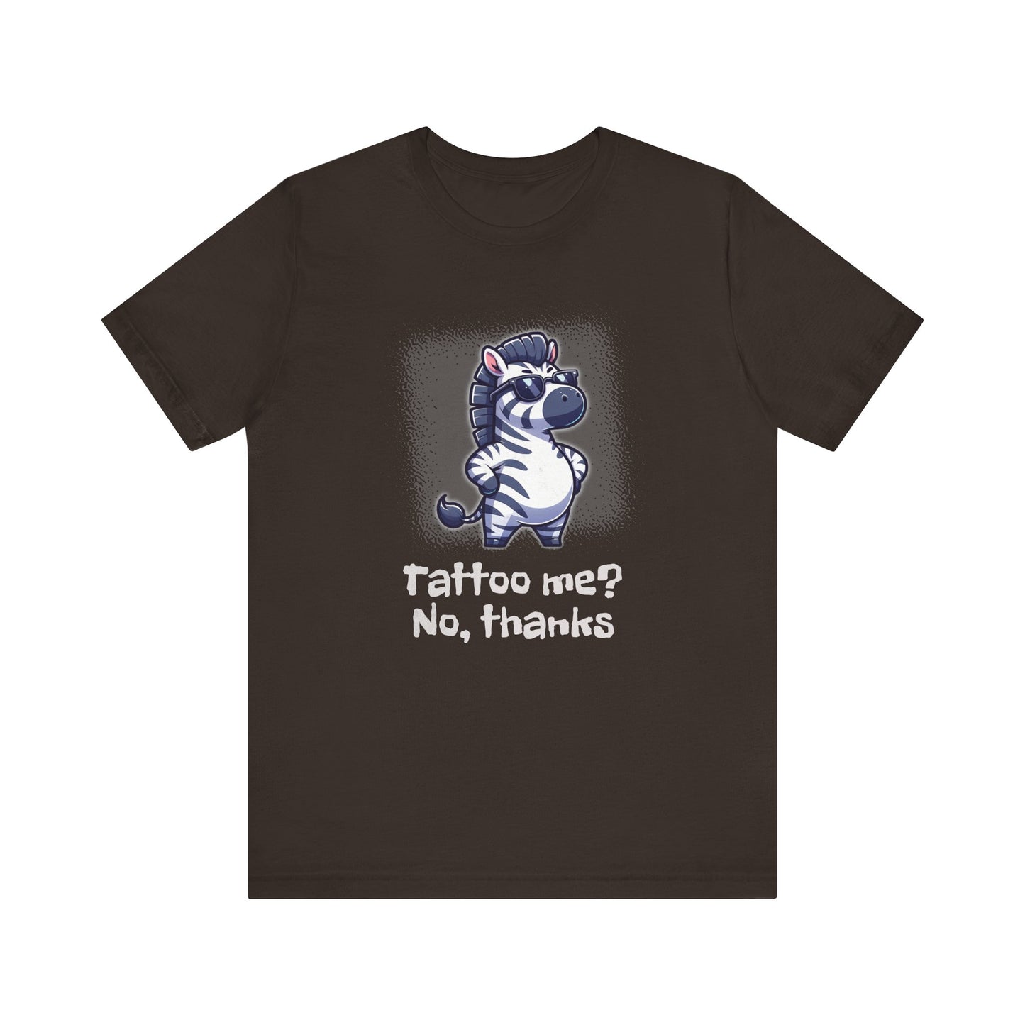 No Tattoos Zebra