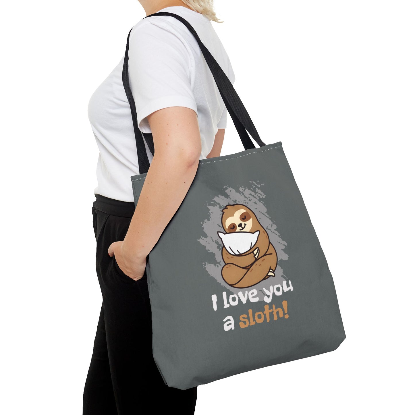 Love You A Sloth Tote Bag
