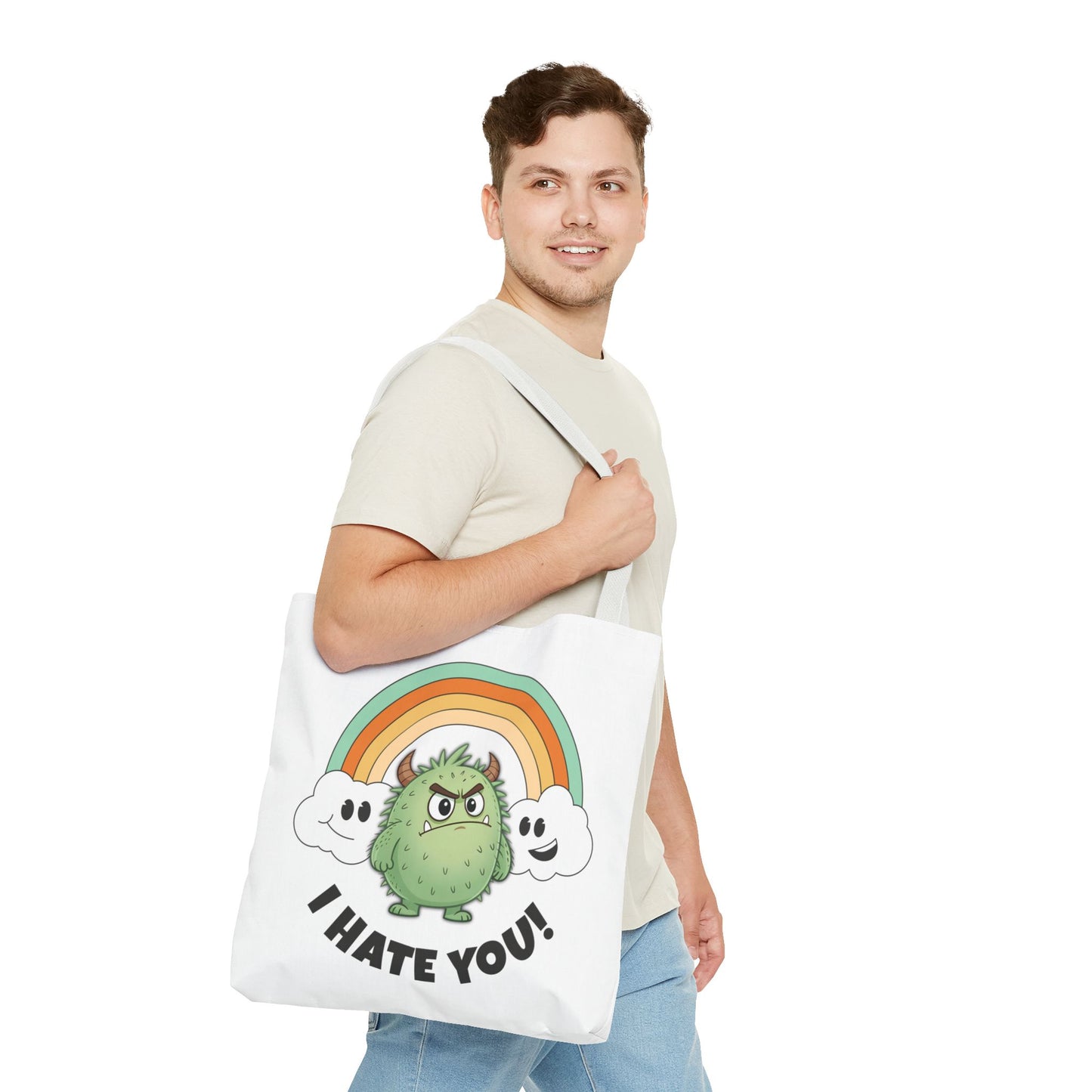 Annoyed Monster Tote Bag