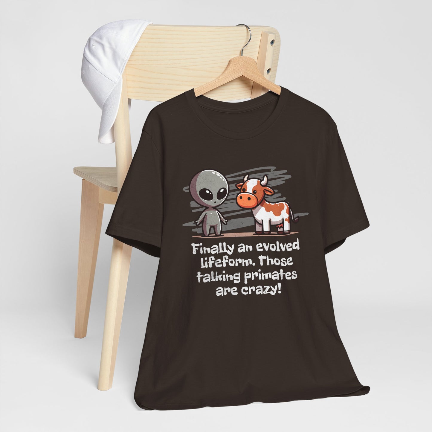 Alien Talking with Cow