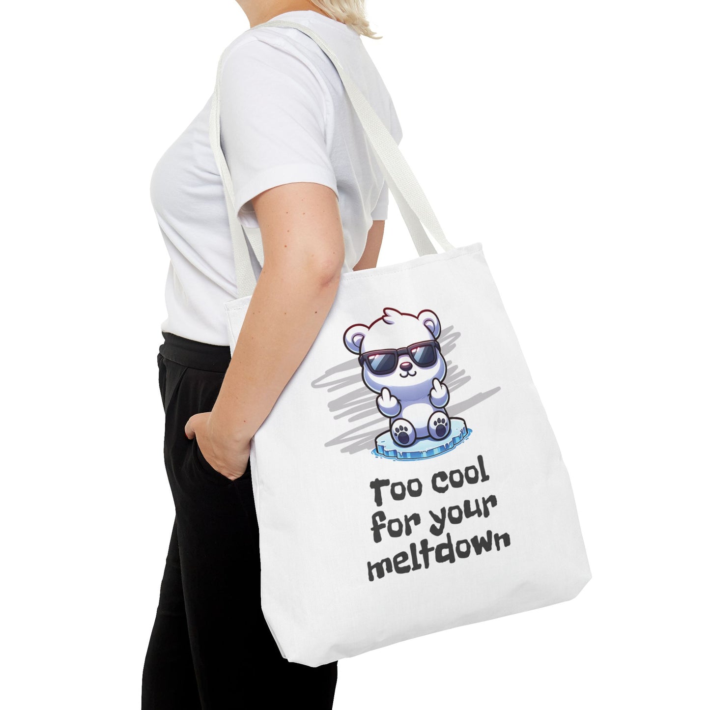 Sassy Polar Bear Tote Bag