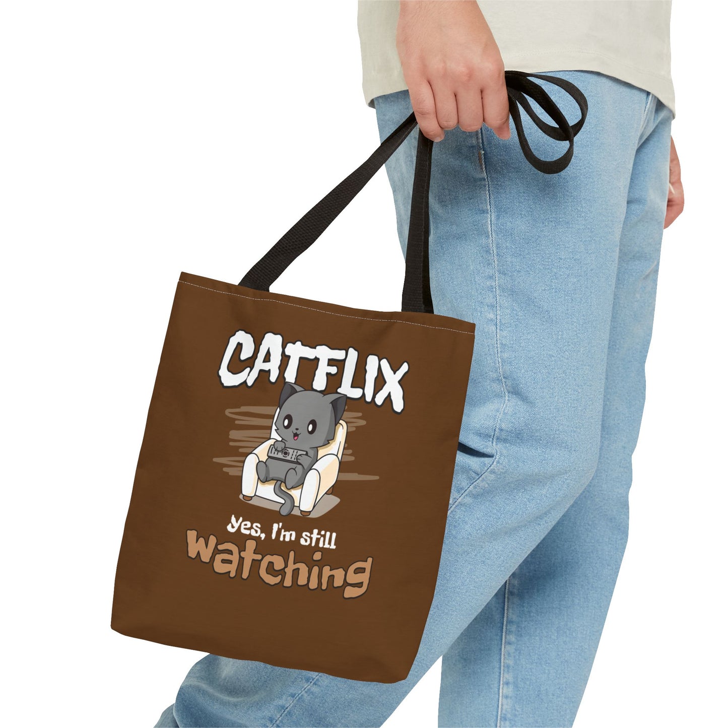 Catflix and Chill Tote Bag