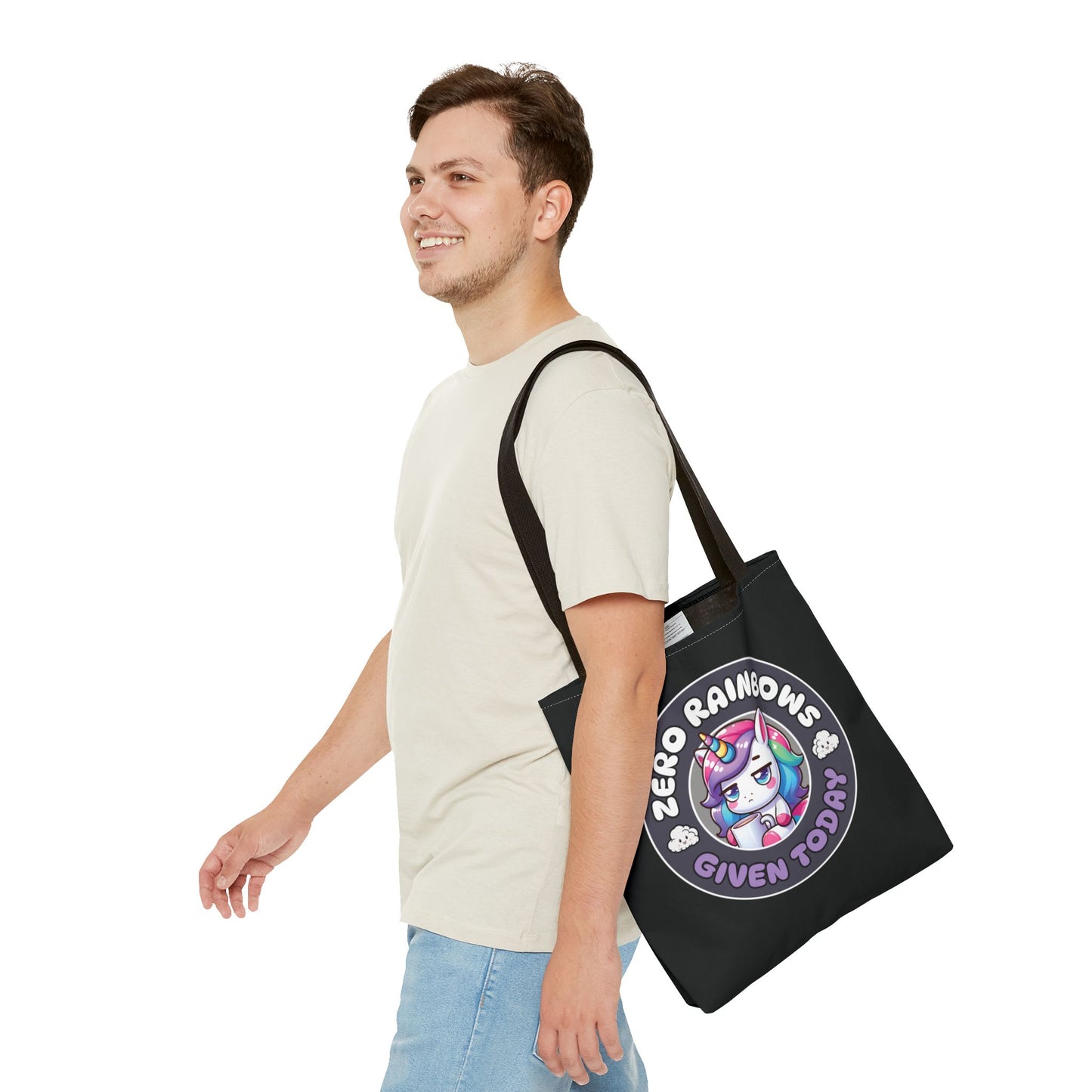 Zero Rainbows Unicorn Tote Bag