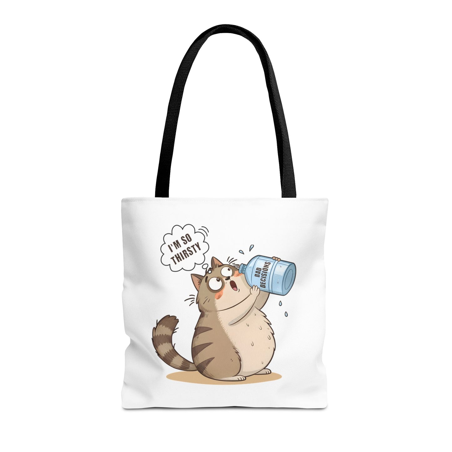 Thirsty Cat Tote Bag