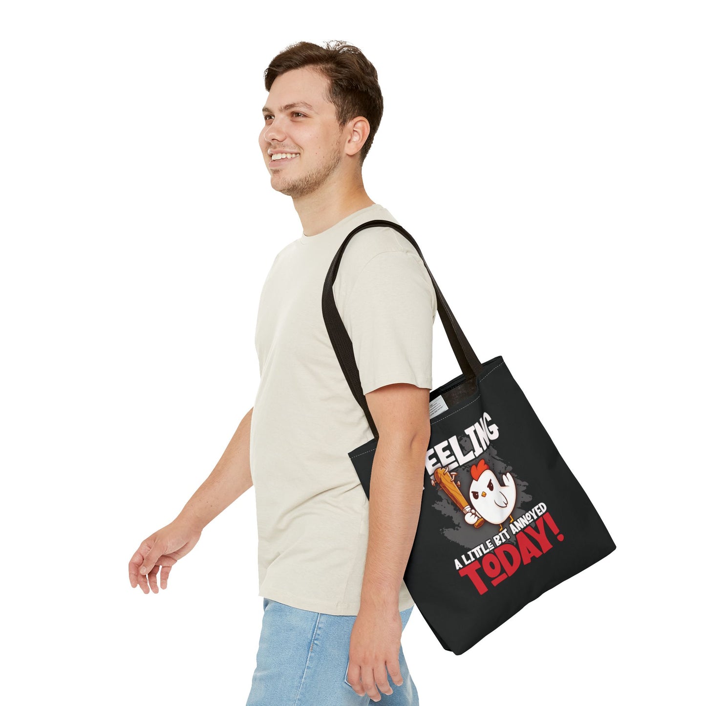 Annoyed Chicken Tote Bag